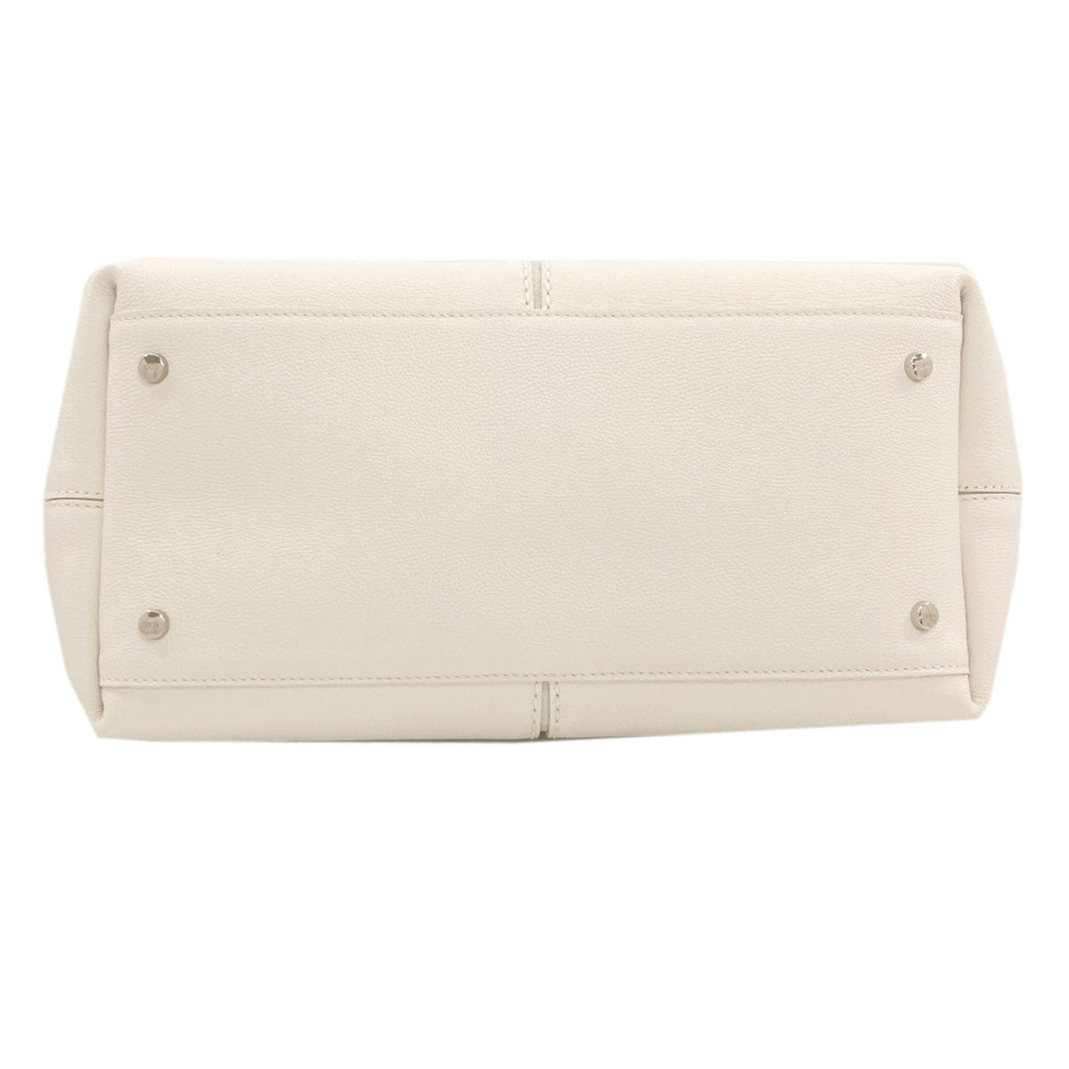 Tod's White Leather Tote Bag (Pre-Owned)