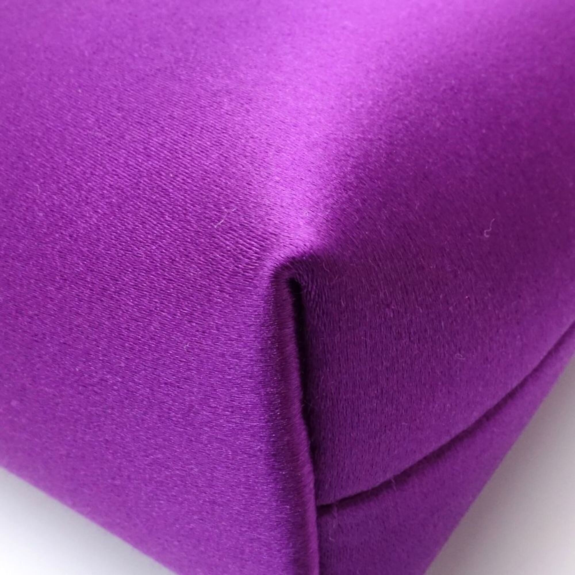 Jimmy Choo Purple Satin Pouch (Pre-Owned)