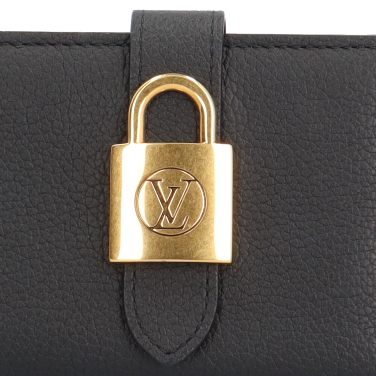 Louis Vuitton Black Noir Leather Wallet (Bi-Fold) (Pre-Owned)