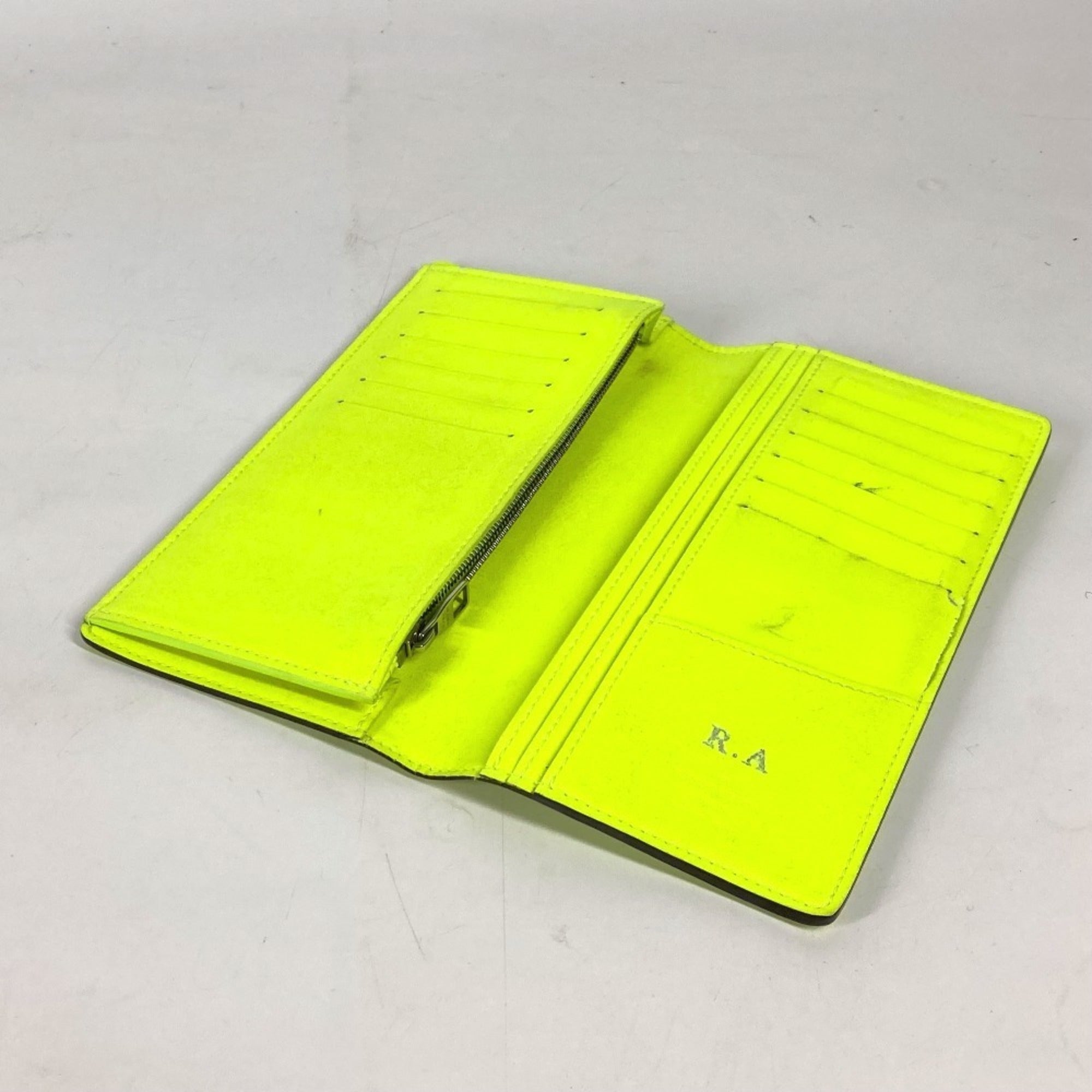 Louis Vuitton Yellow Damier Infini Long Wallet (Bi-Fold) (Pre-Owned)