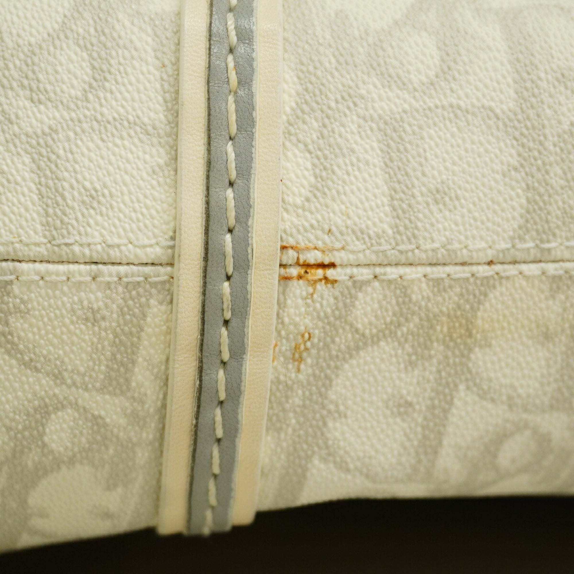 Christian Dior White Leather Pvc Shoulder Bag (Pre-Owned)