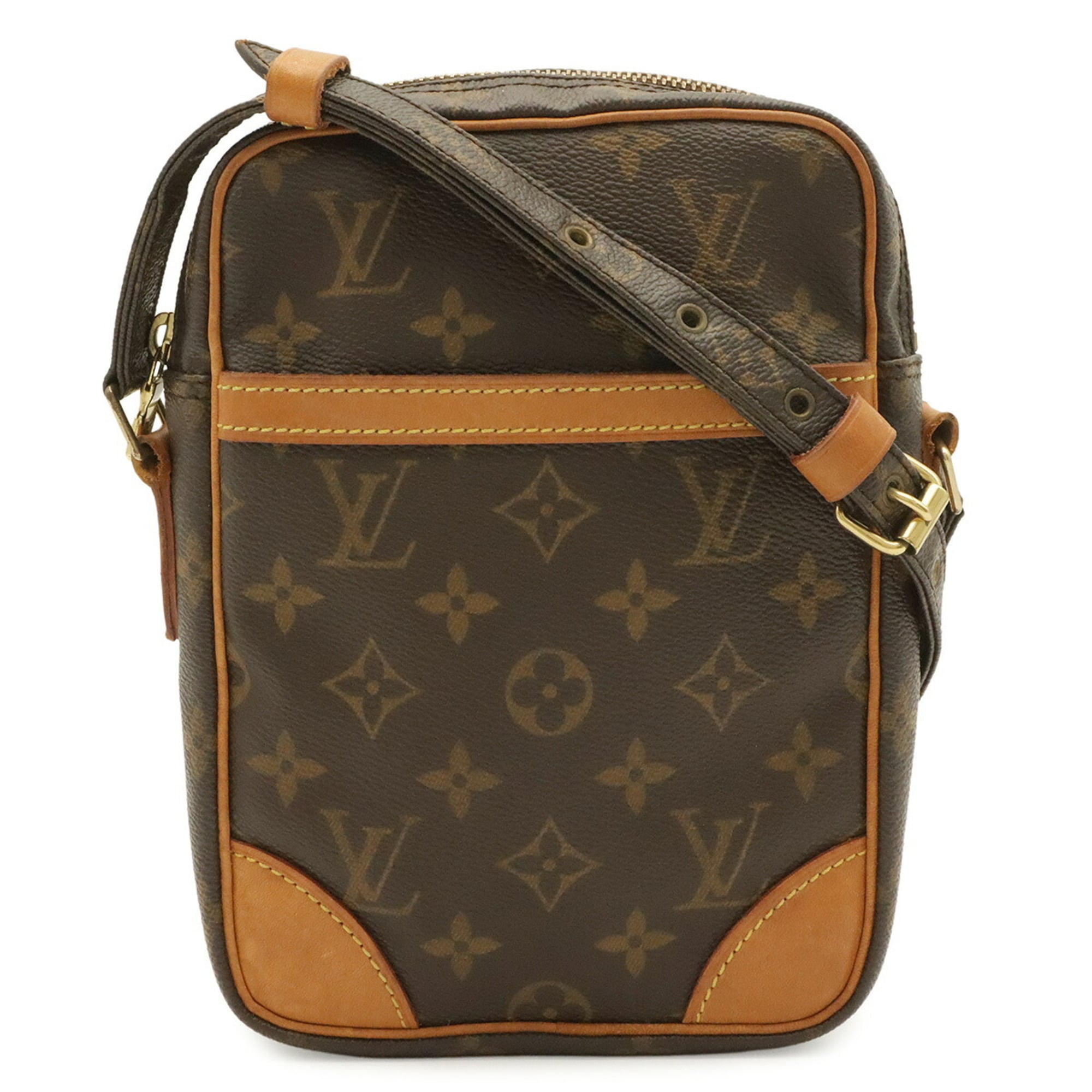 Louis Vuitton Brown Monogram Canvas Pochette Shoulder Bag (Pre-Owned)