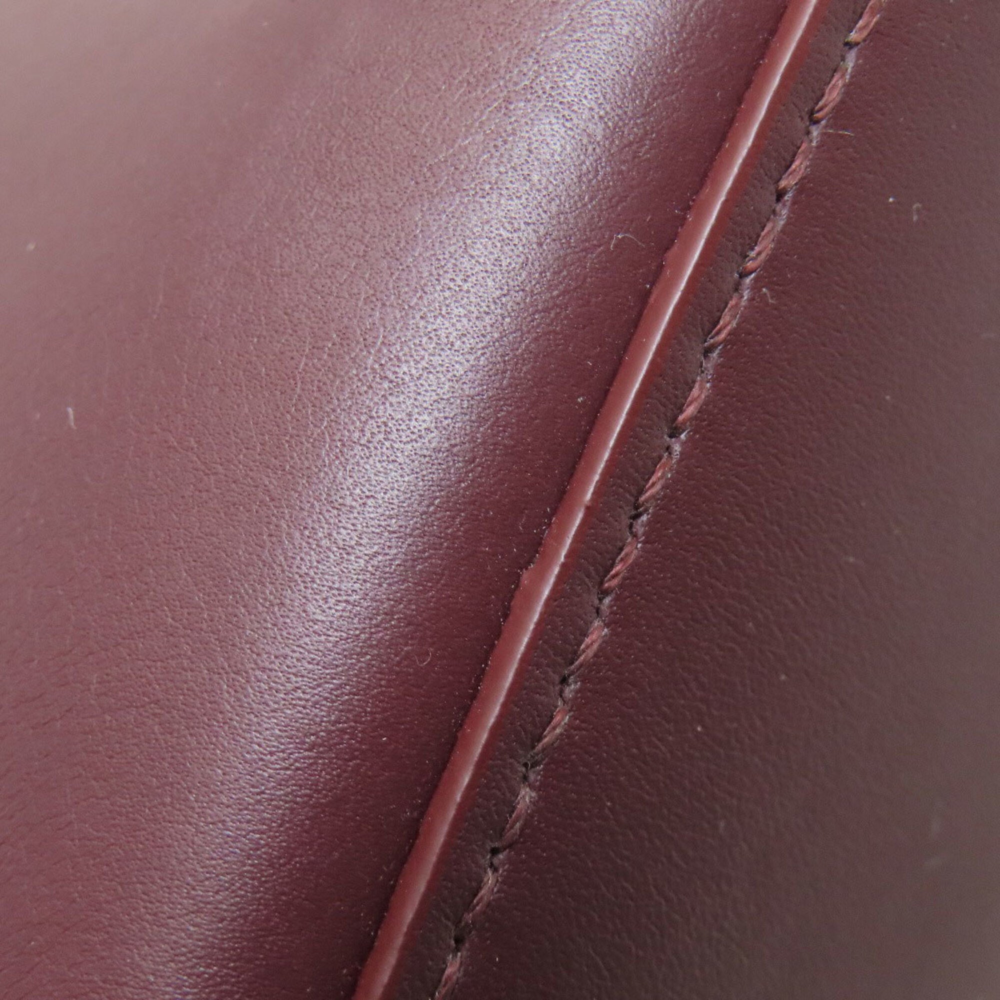 Loewe Burgundy Leather Handbag (Pre-Owned)