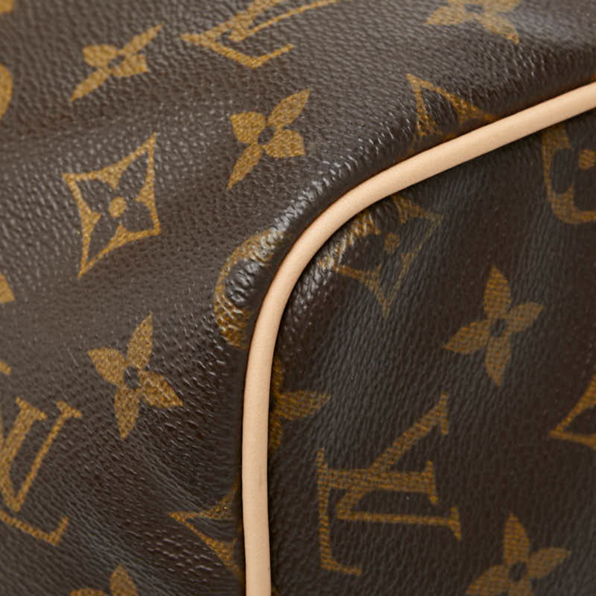 Louis Vuitton Brown Monogram Pvc Leather Boston Bag Handbag (Pre-Owned)