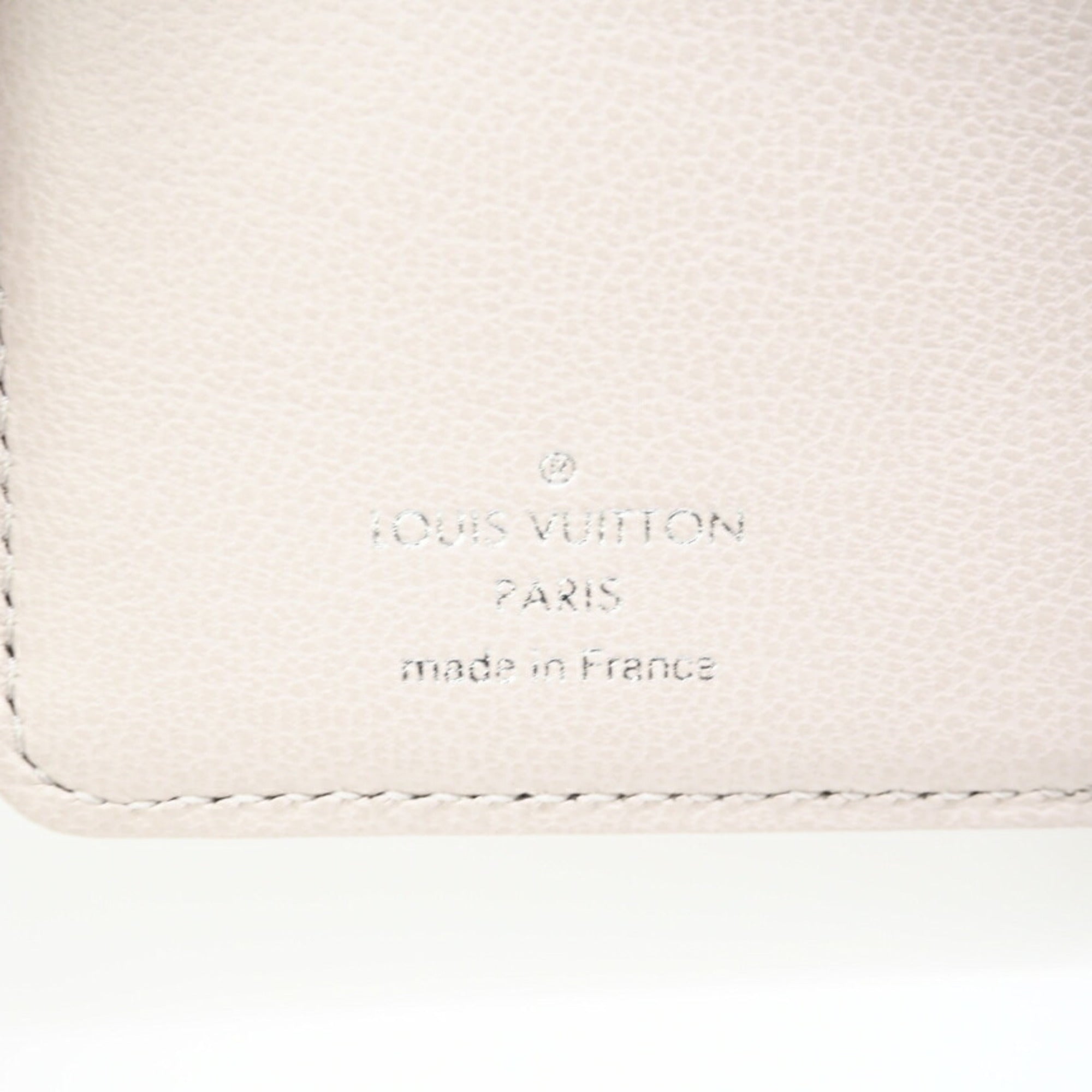 Louis Vuitton Gray Pink Leather Wallet (Bi-Fold) (Pre-Owned)