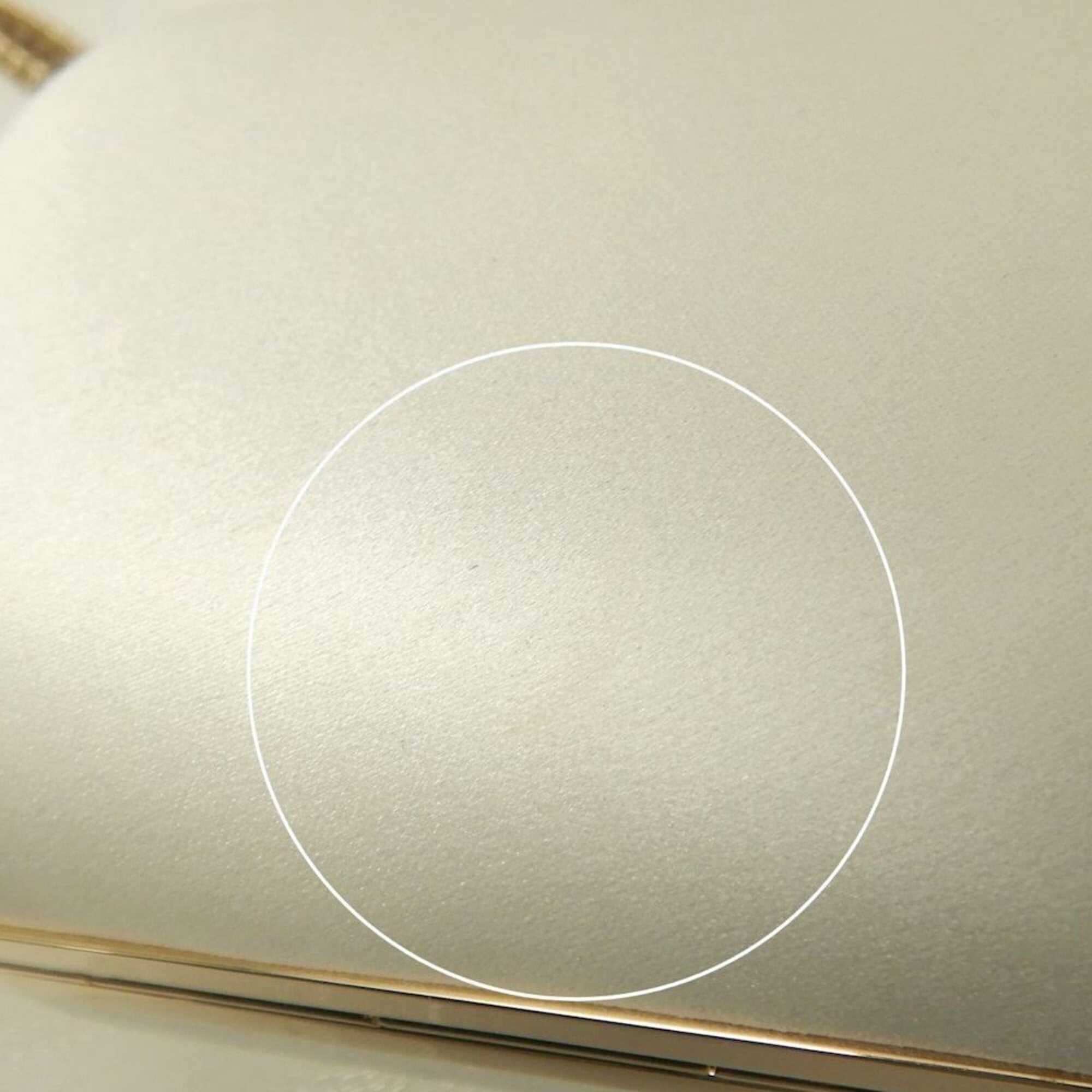 Jimmy Choo Off-White Satin Clutch Bag (Pre-Owned)