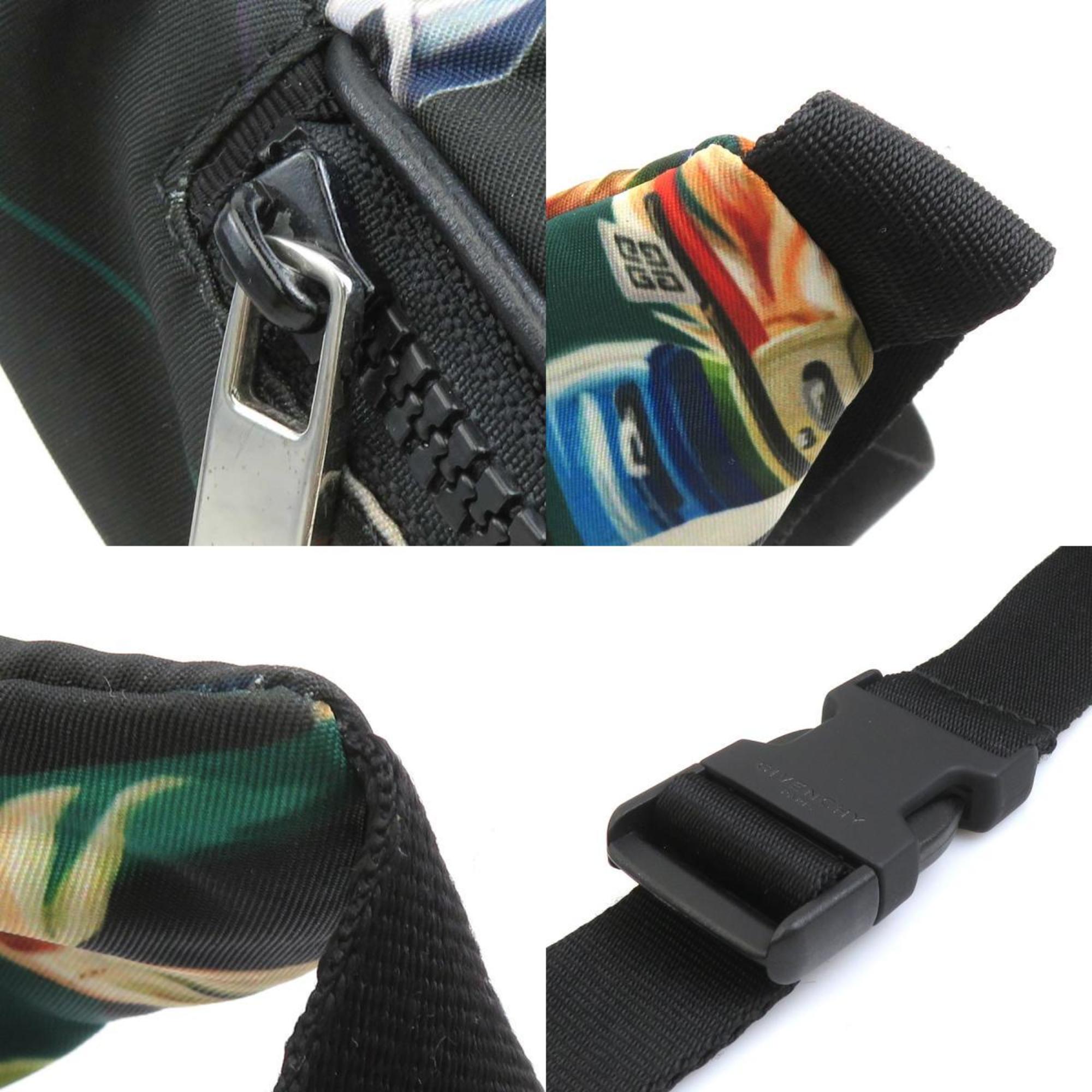 Givenchy Black Multi-Color Nylon Fanny Pack (Pre-Owned)