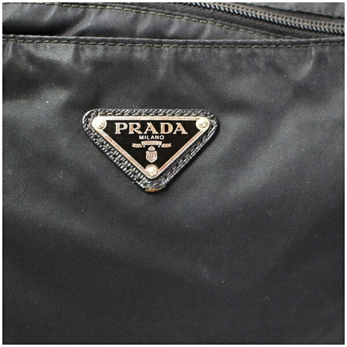 Prada Black Nylon Shoulder Bag (Pre-Owned)