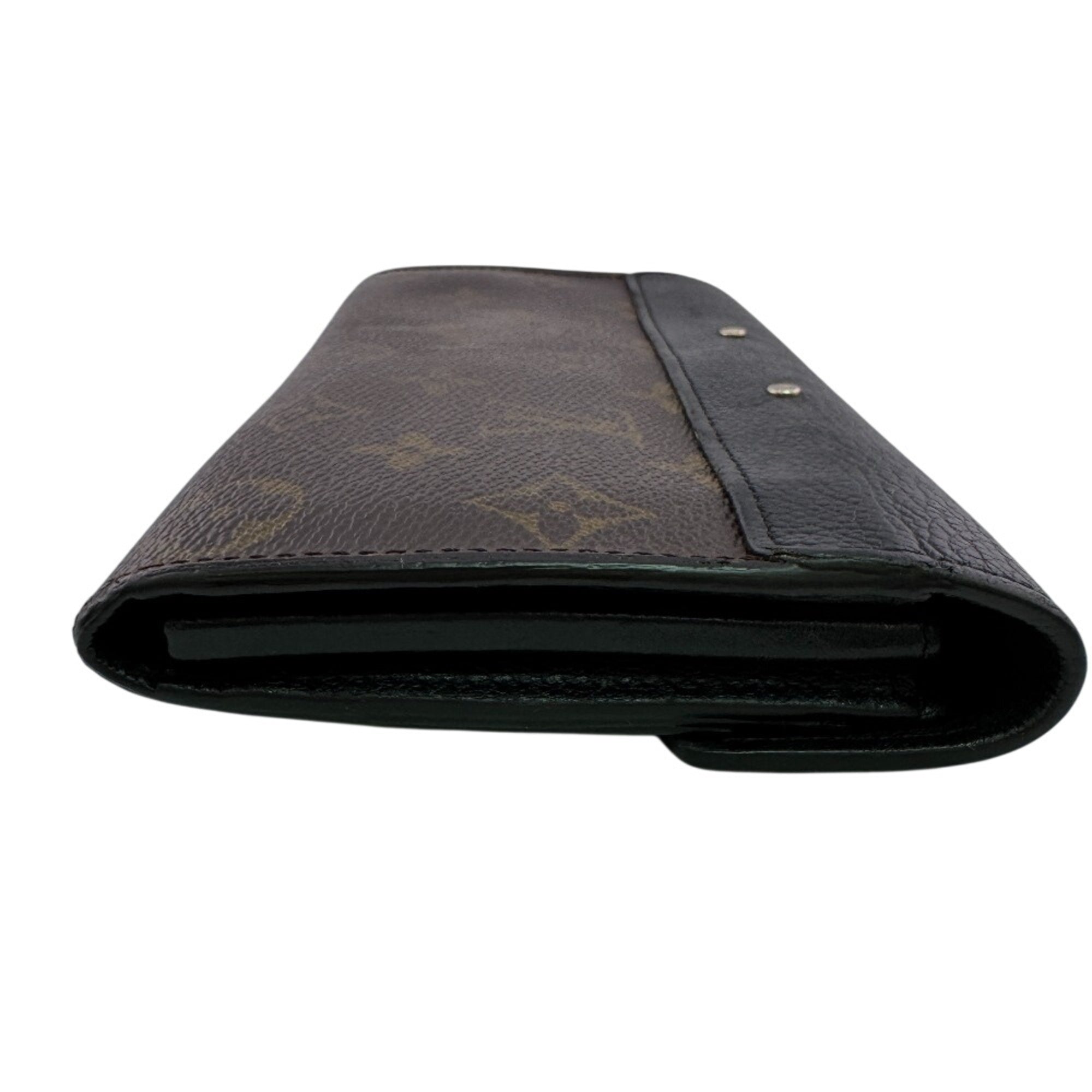 Louis Vuitton Black Brown Monogram Monogram Leather (Pre-Owned)