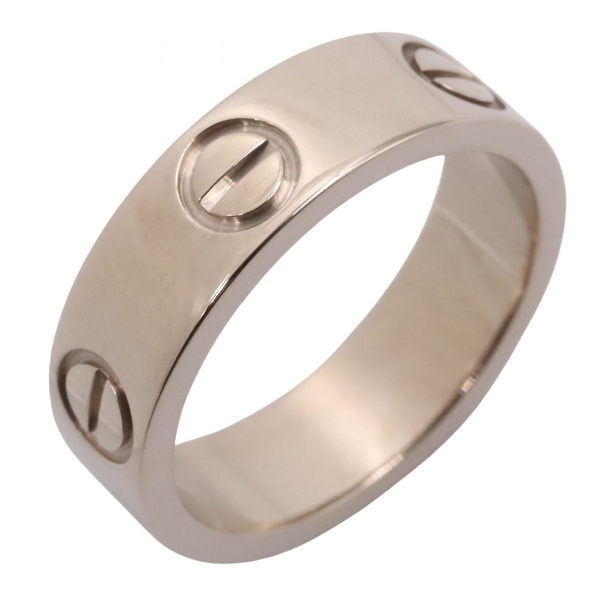 Cartier Silver White Gold (18K) Band Ring (Pre-Owned)