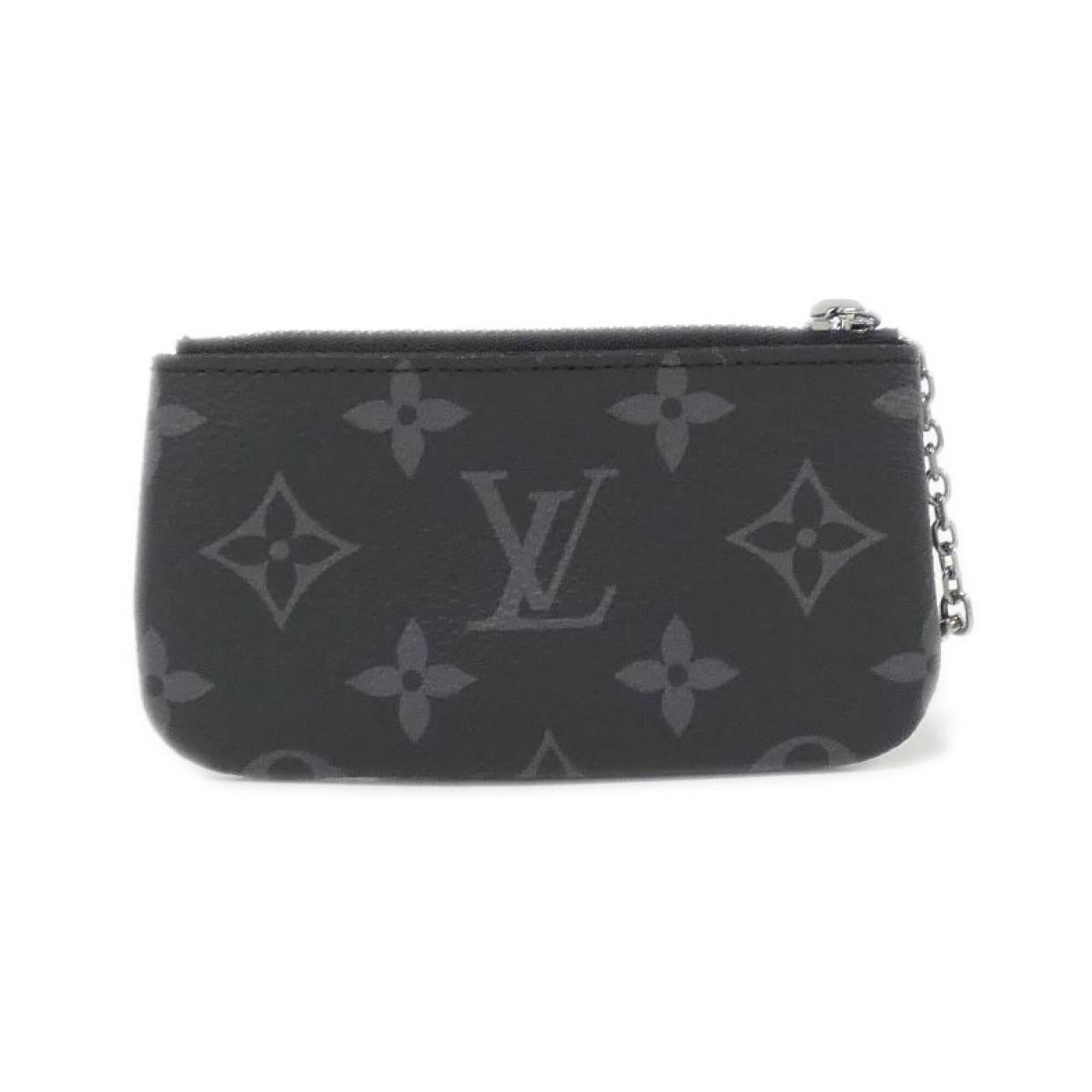 Louis Vuitton Black Gris Coated Canvas Coin Purse/Coin Case (Pre-Owned)
