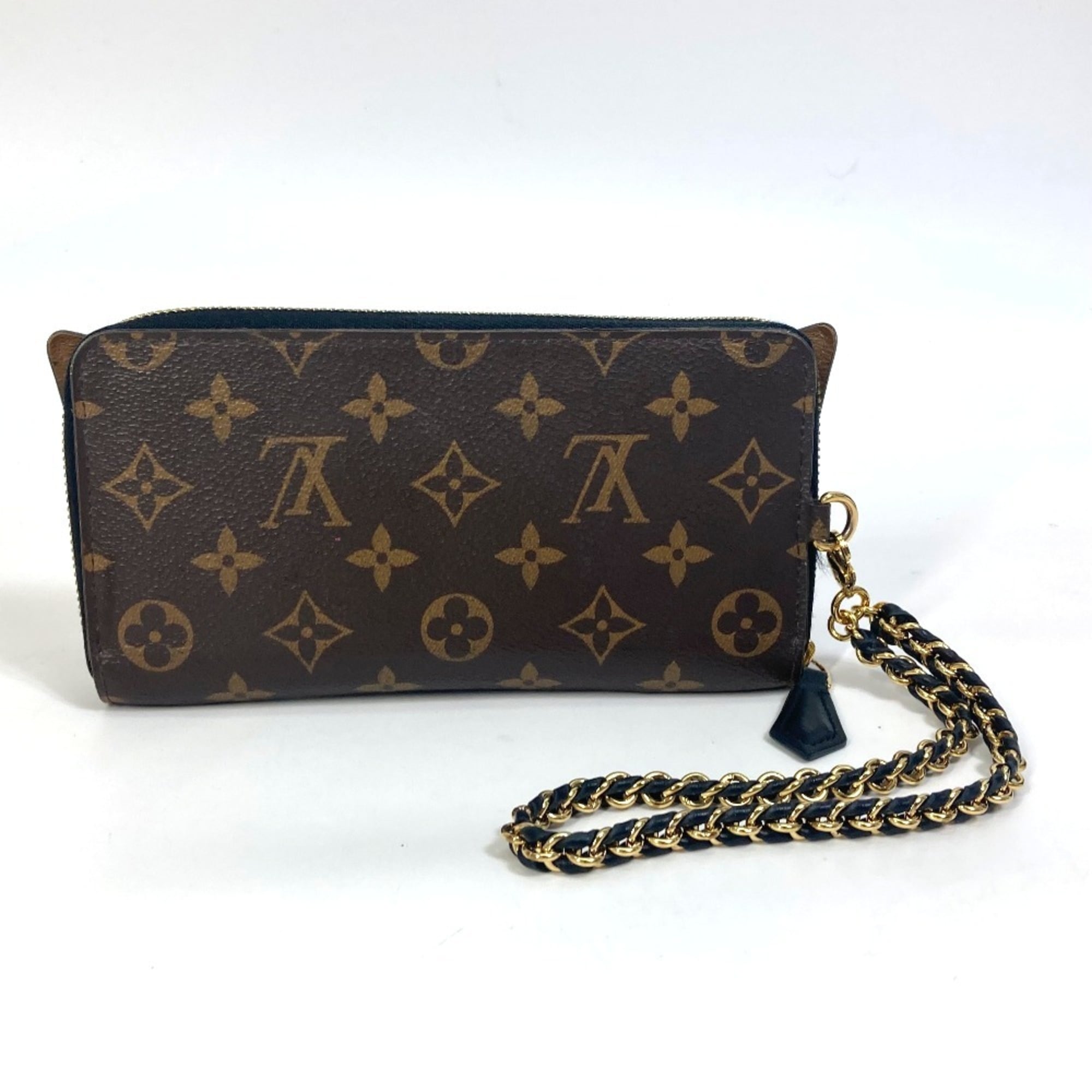 Louis Vuitton Monogram Brown Monogram Monogram Reverse Monogram Monogram Reverse Long Wallet (Bi-Fold) (Pre-Owned)