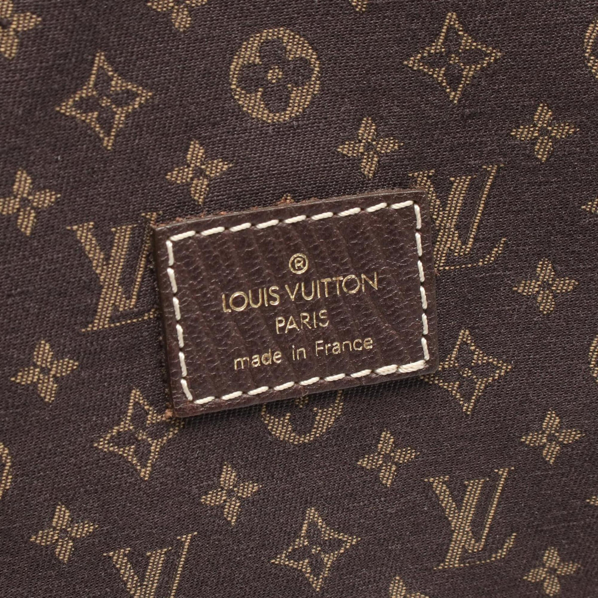 Louis Vuitton Brown Canvas Leather Handbag Shoulder Bag (Pre-Owned)