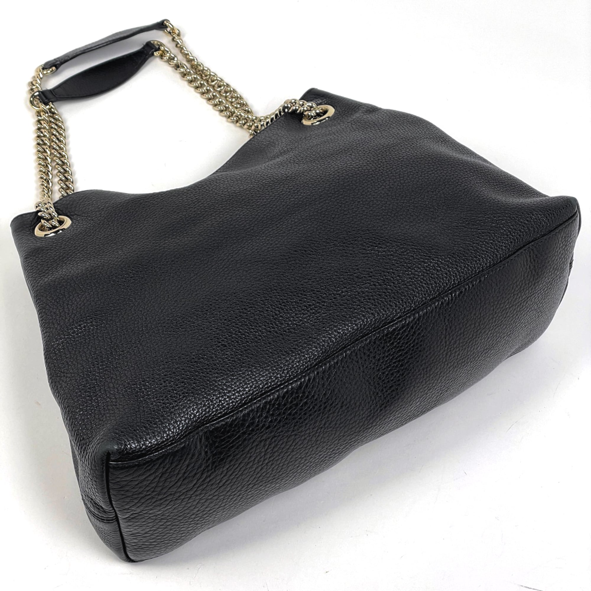 Gucci Black Leather Shoulder Bag (Pre-Owned)