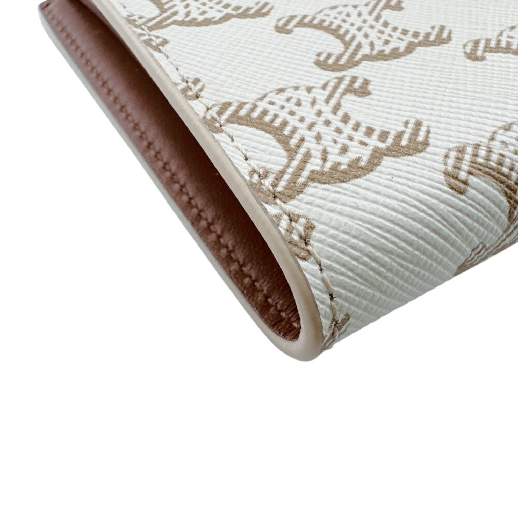 Celine White Leather Wallet (Bi-Fold) (Pre-Owned)