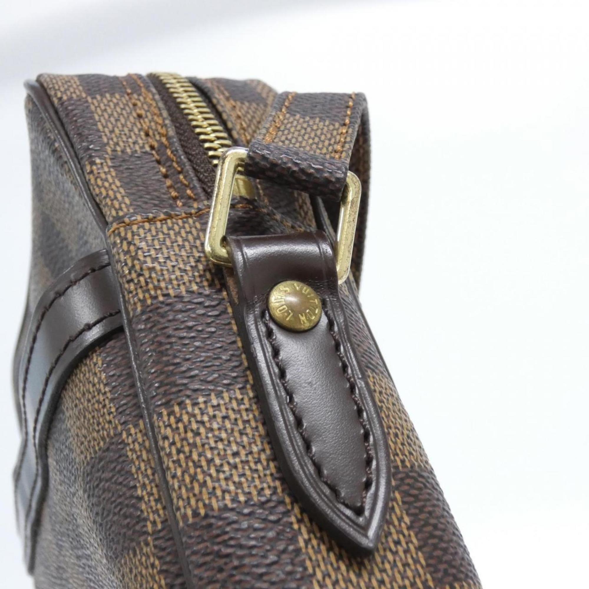 Louis Vuitton Ebene Coated Canvas Shoulder Bag (Pre-Owned)