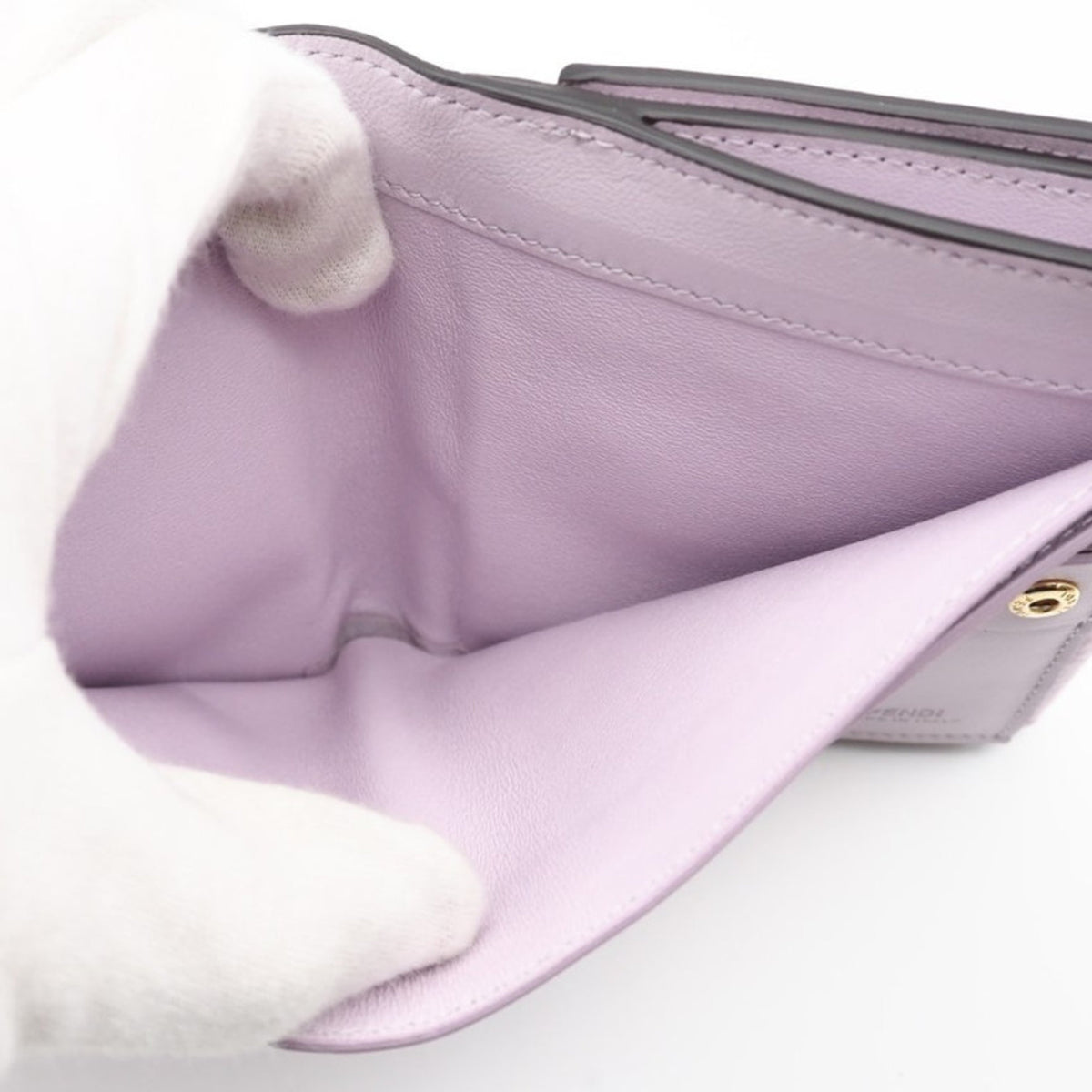 Fendi Pink Leather Wallet (Bi-Fold) (Pre-Owned)