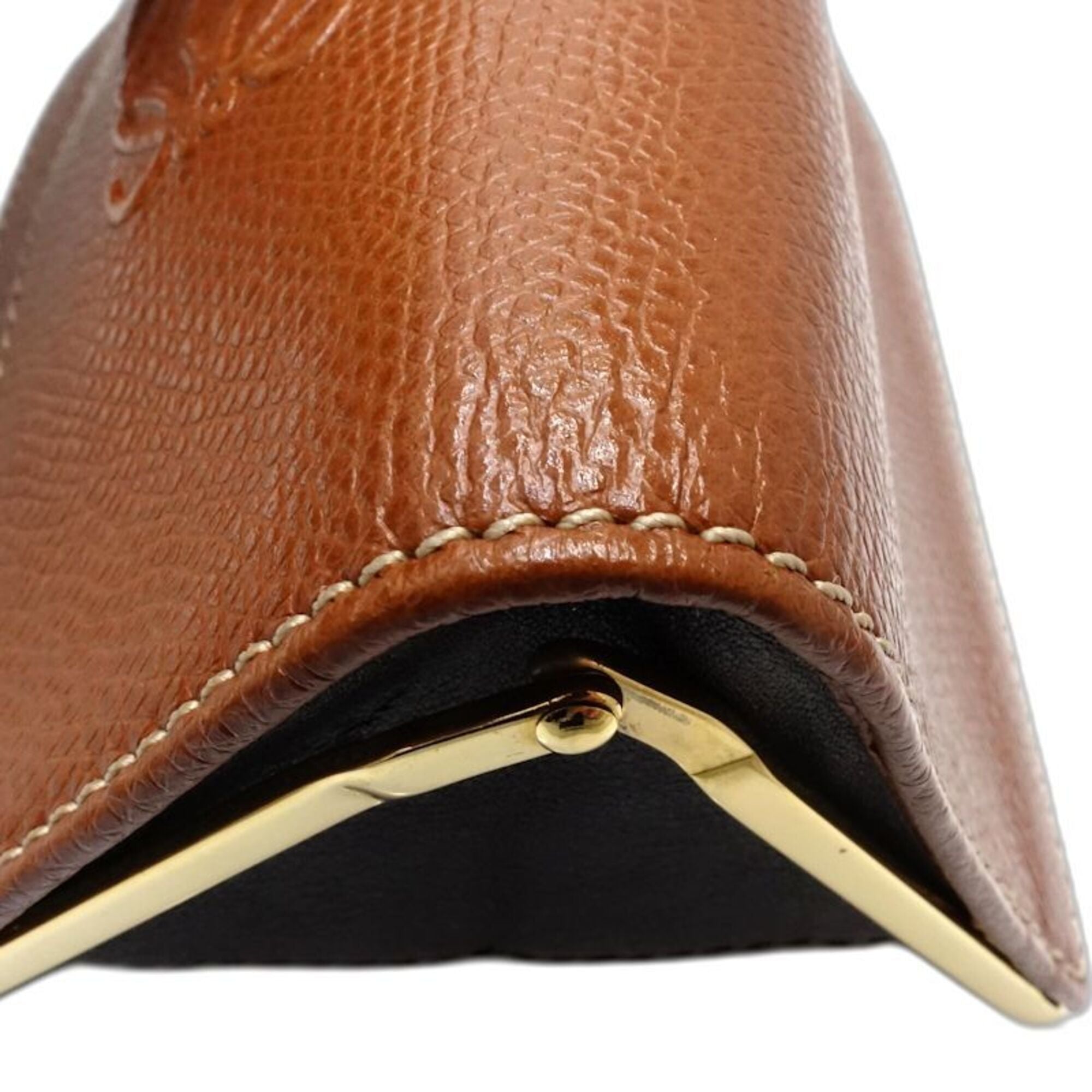 Loewe Brown Leather Coin Purse/Coin Case (Pre-Owned)