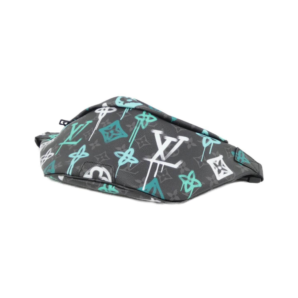 Louis Vuitton Black Coated Canvas Shoulder Bag (Pre-Owned)