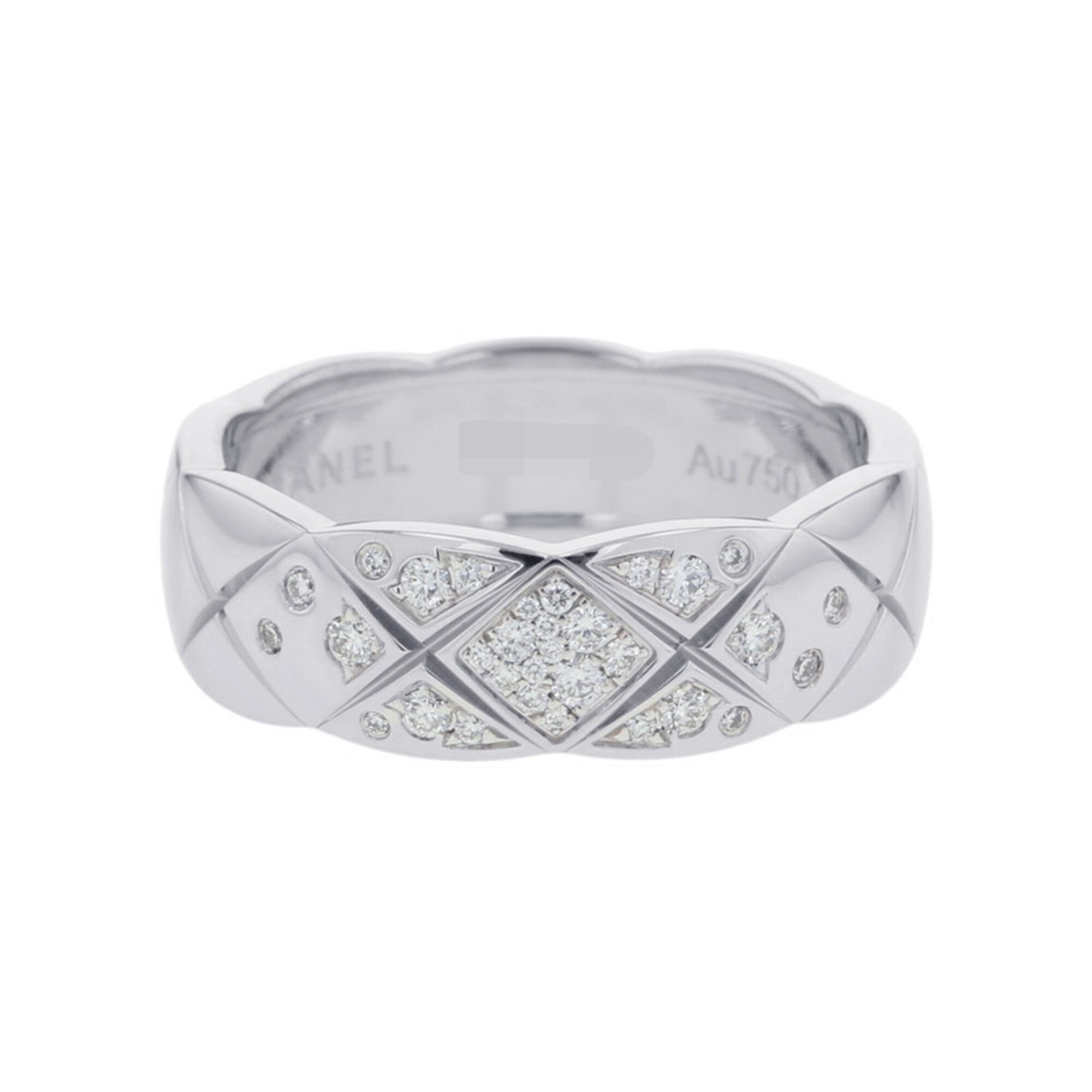 Chanel White Gold (18K) Band Ring (Pre-Owned)