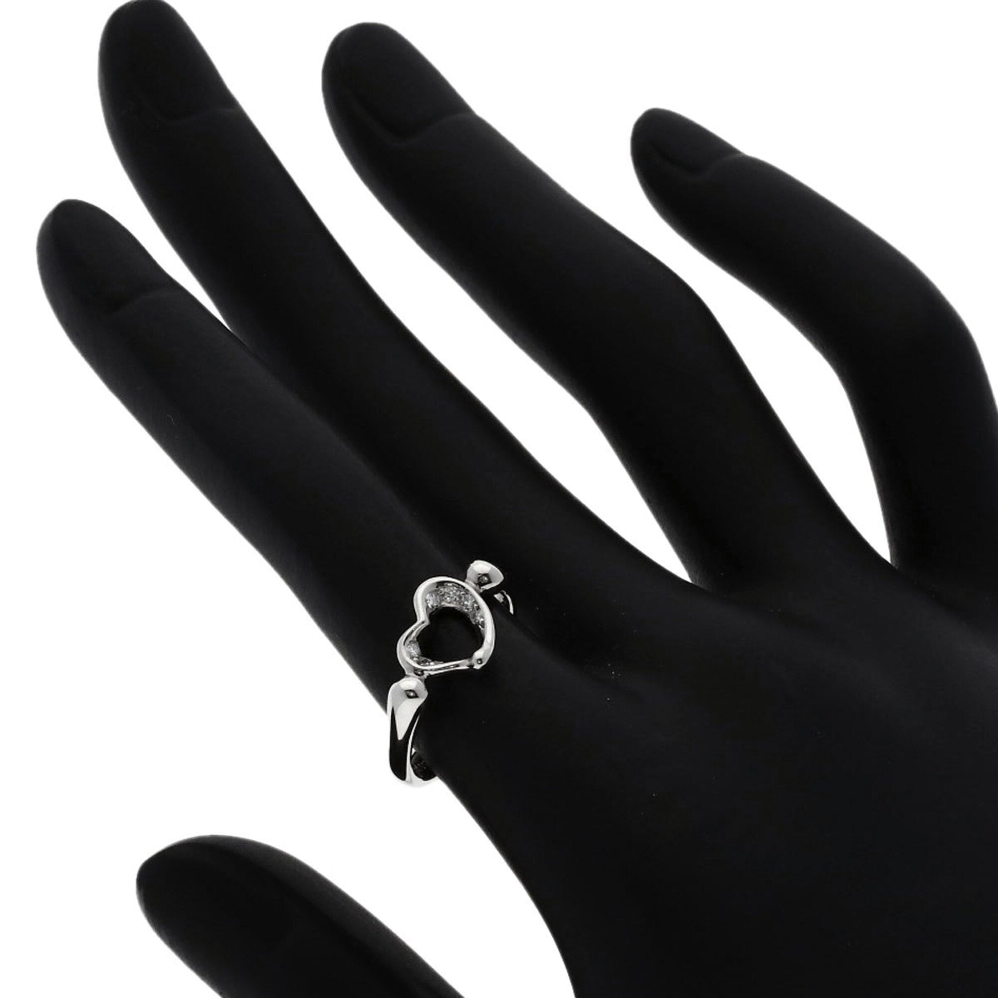 Tiffany Platinum Platinum 950 Band Ring (Pre-Owned)