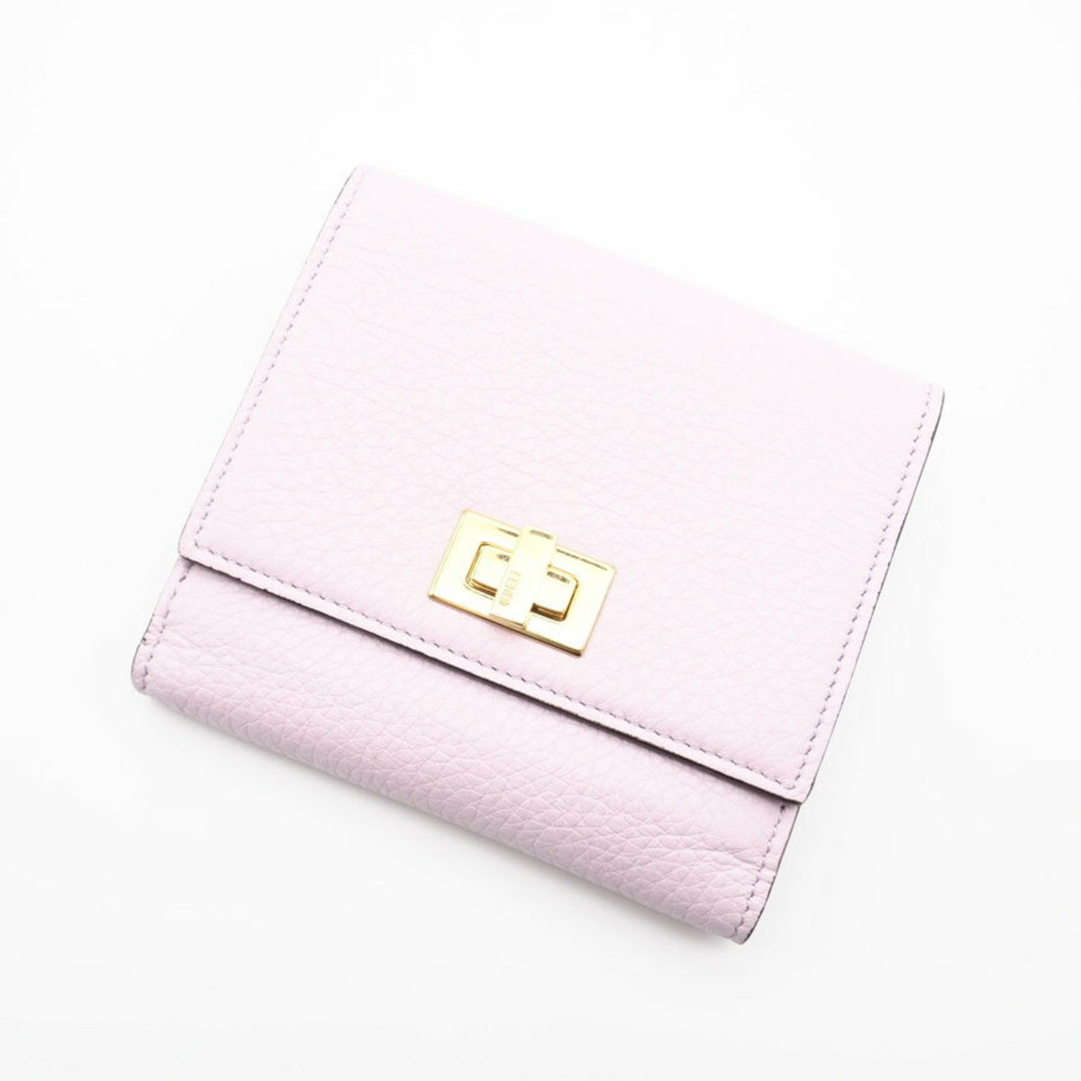 Fendi Pink Leather Wallet (Bi-Fold) (Pre-Owned)