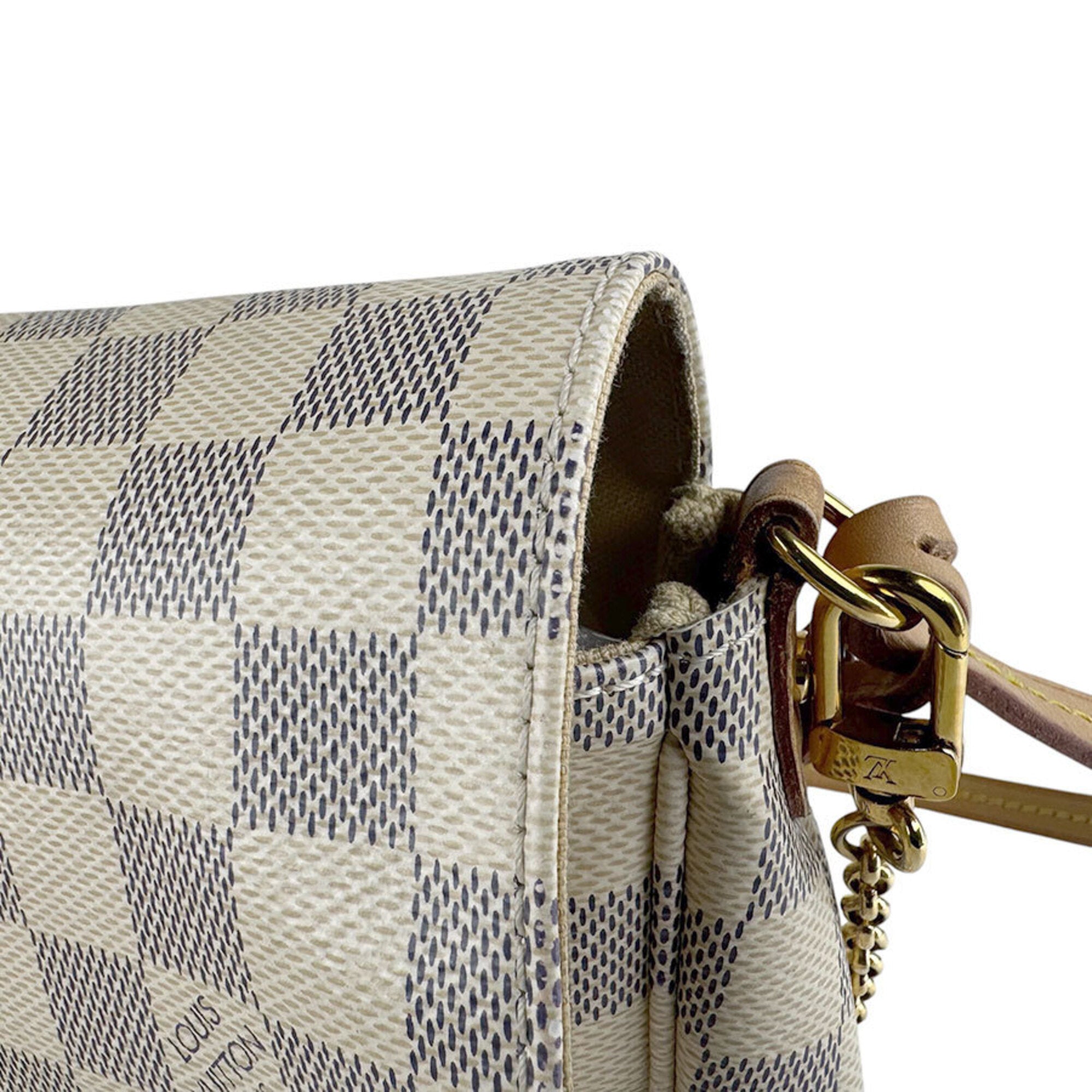 Louis Vuitton Damier Azur Damier Azur Handbag Shoulder Bag (Pre-Owned)
