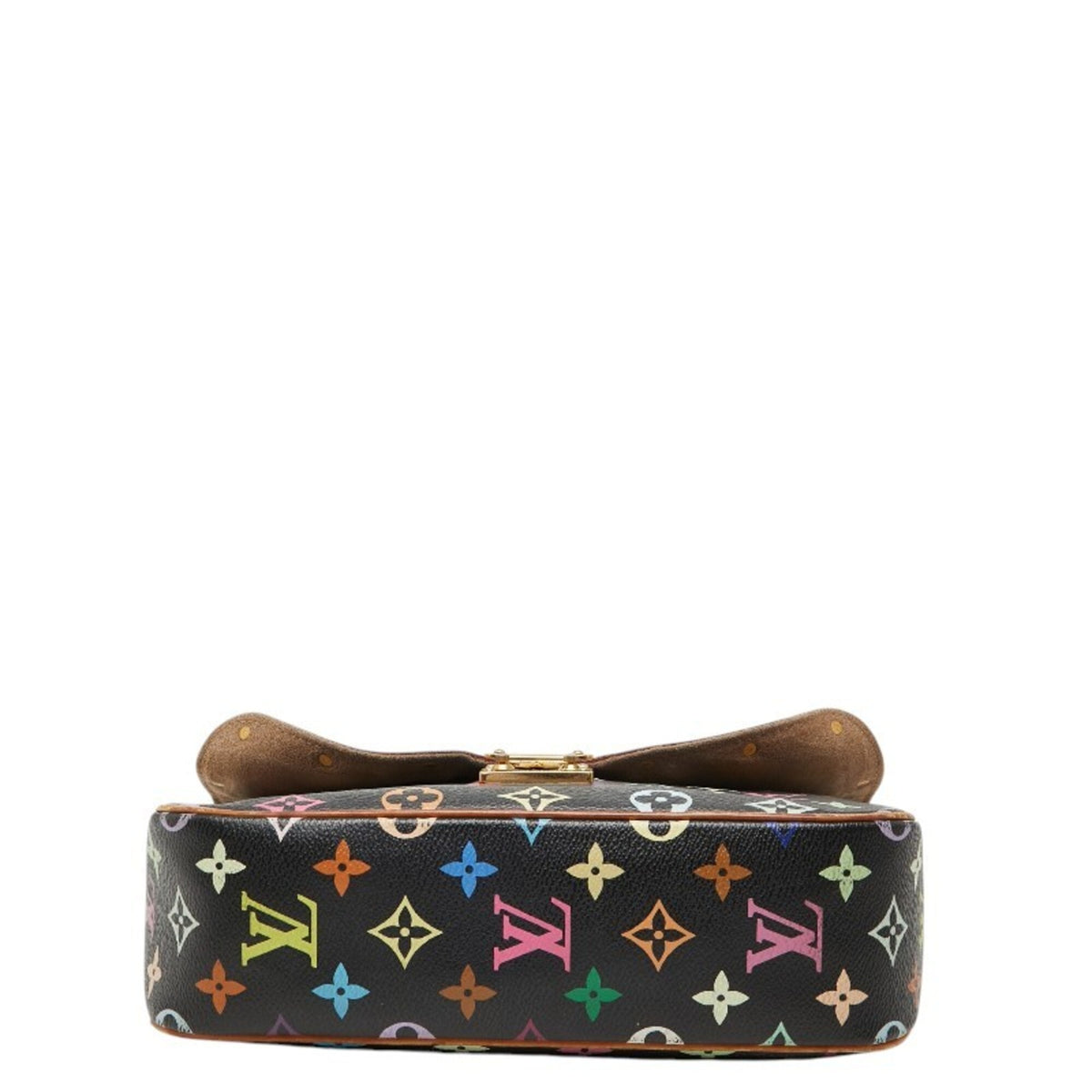 Louis Vuitton Black Brown Pvc Leather Shoulder Bag (Pre-Owned)