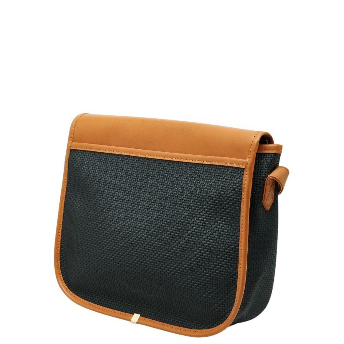 Saint Laurent Brown Navy Leather Shoulder Bag (Pre-Owned)
