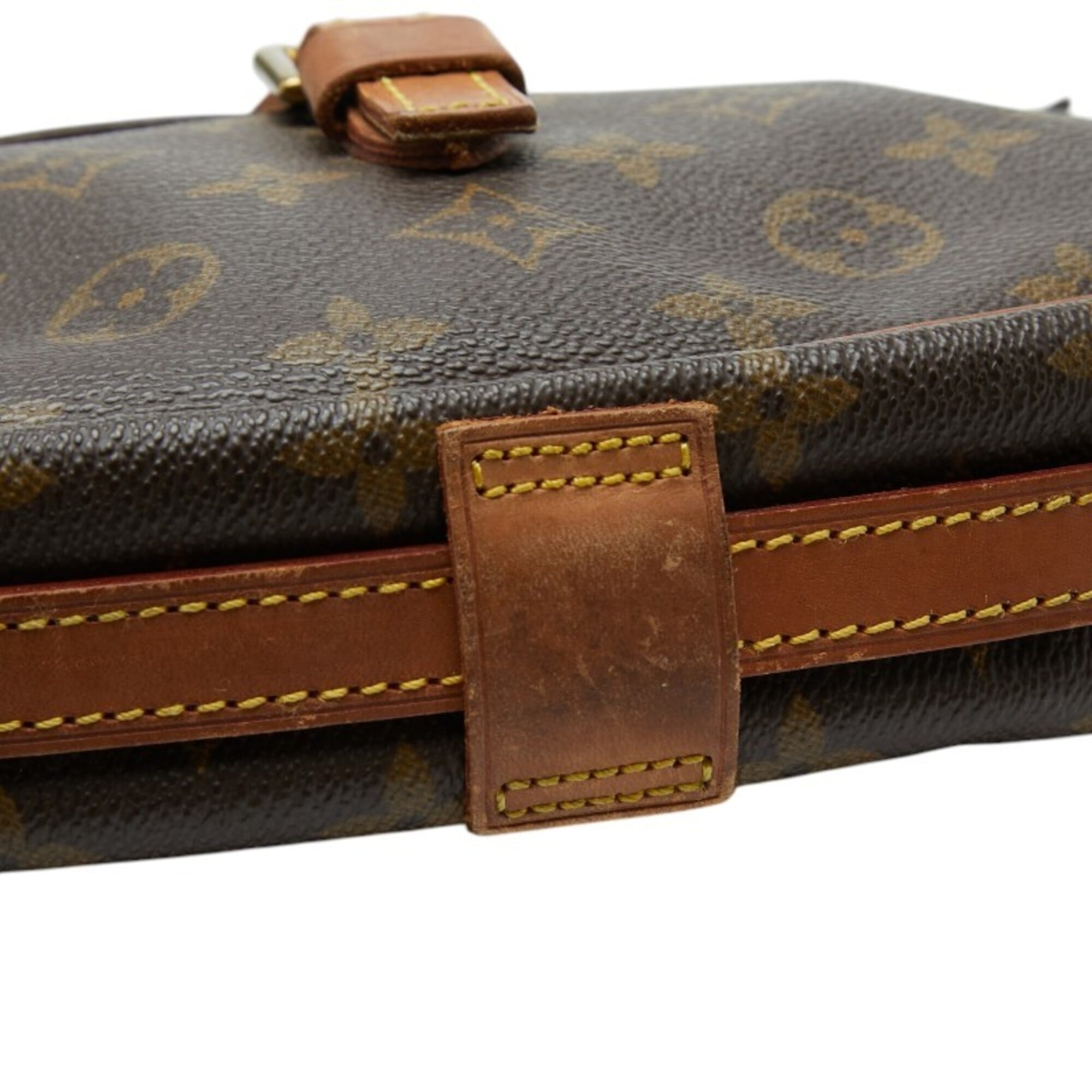 Louis Vuitton Brown Pvc Leather Shoulder Bag (Pre-Owned)