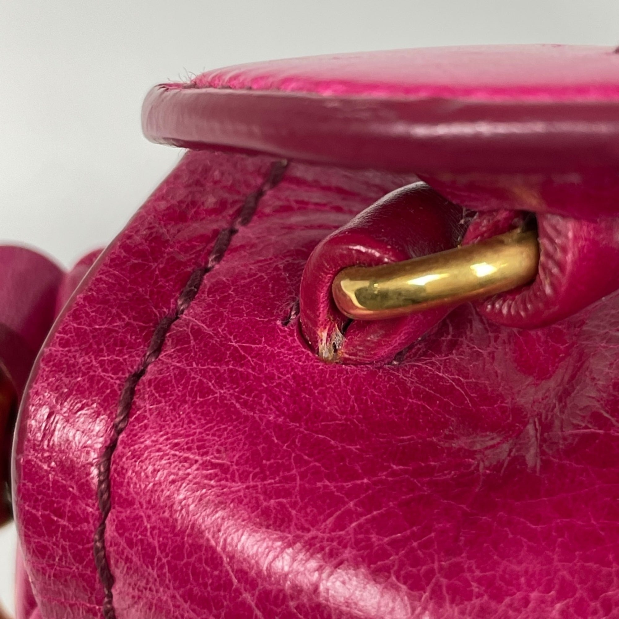 Prada Pink Leather Handbag (Pre-Owned)