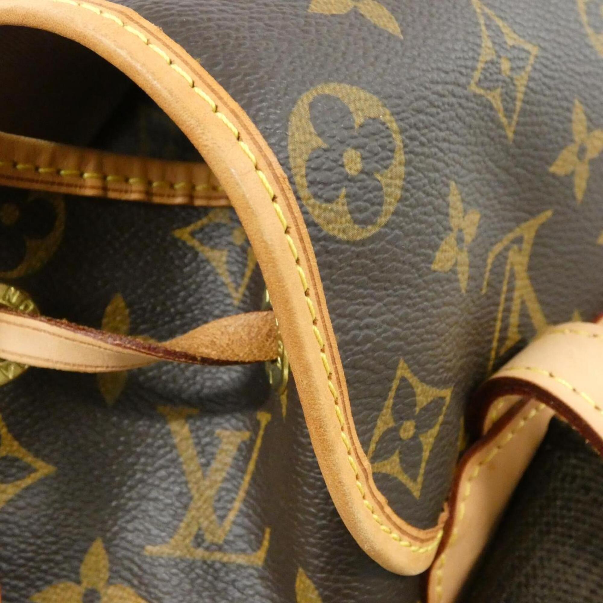 Louis Vuitton Marron Coated Canvas Backpack (Pre-Owned)