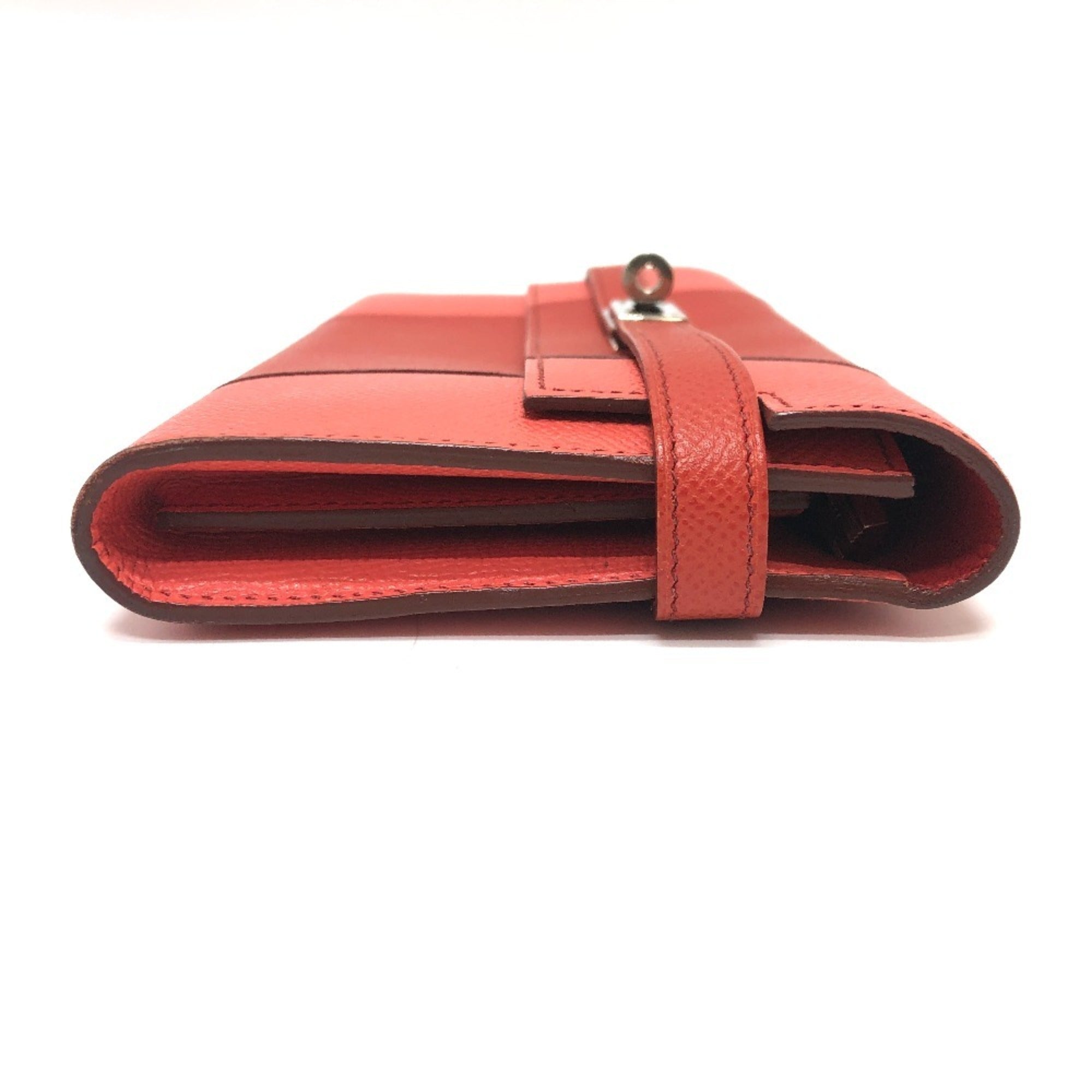 Hermes Pink Epsom Leather Long Wallet (Bi-Fold) (Pre-Owned)