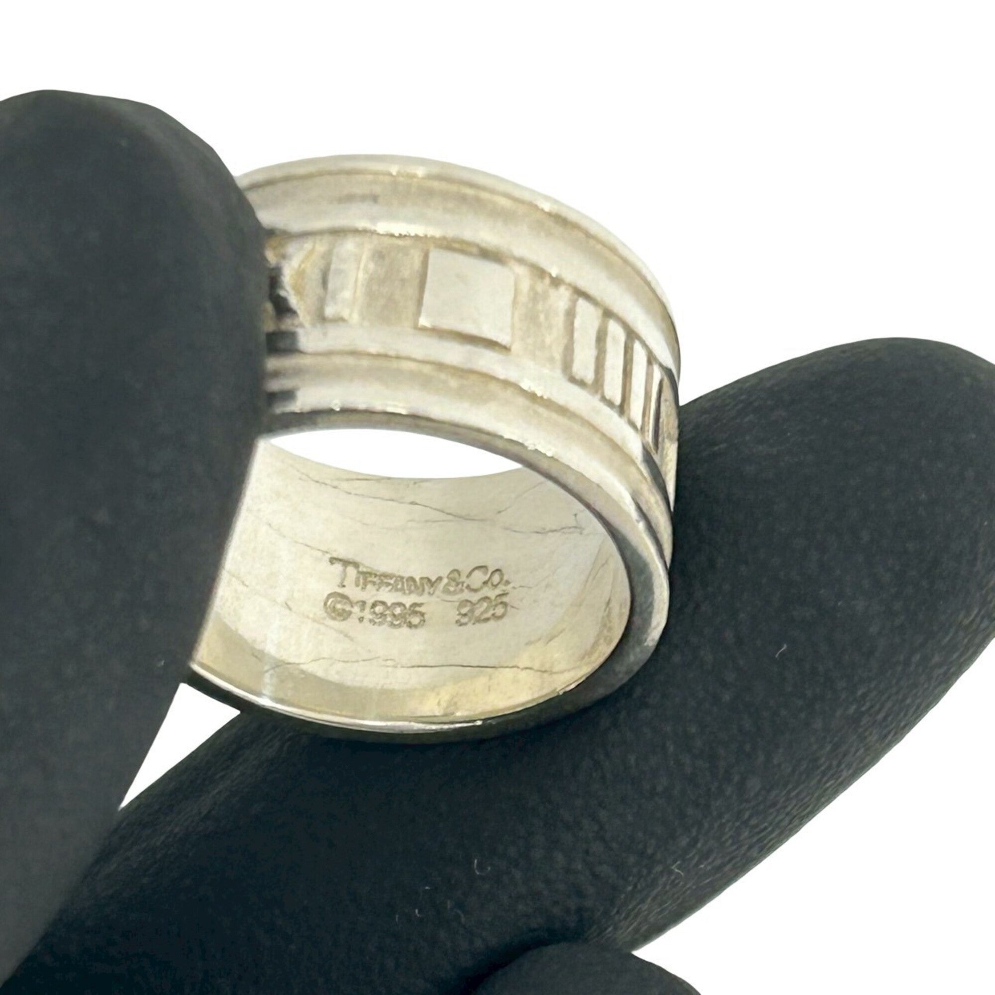Tiffany Silver Silver 925 Band Ring (Pre-Owned)