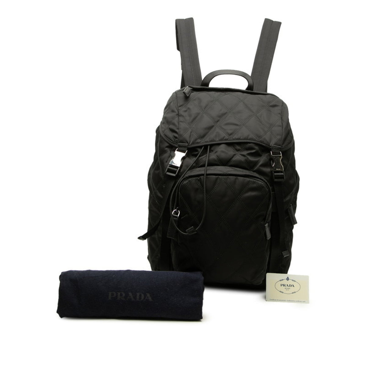 Prada Black Nylon Leather (Pre-Owned)