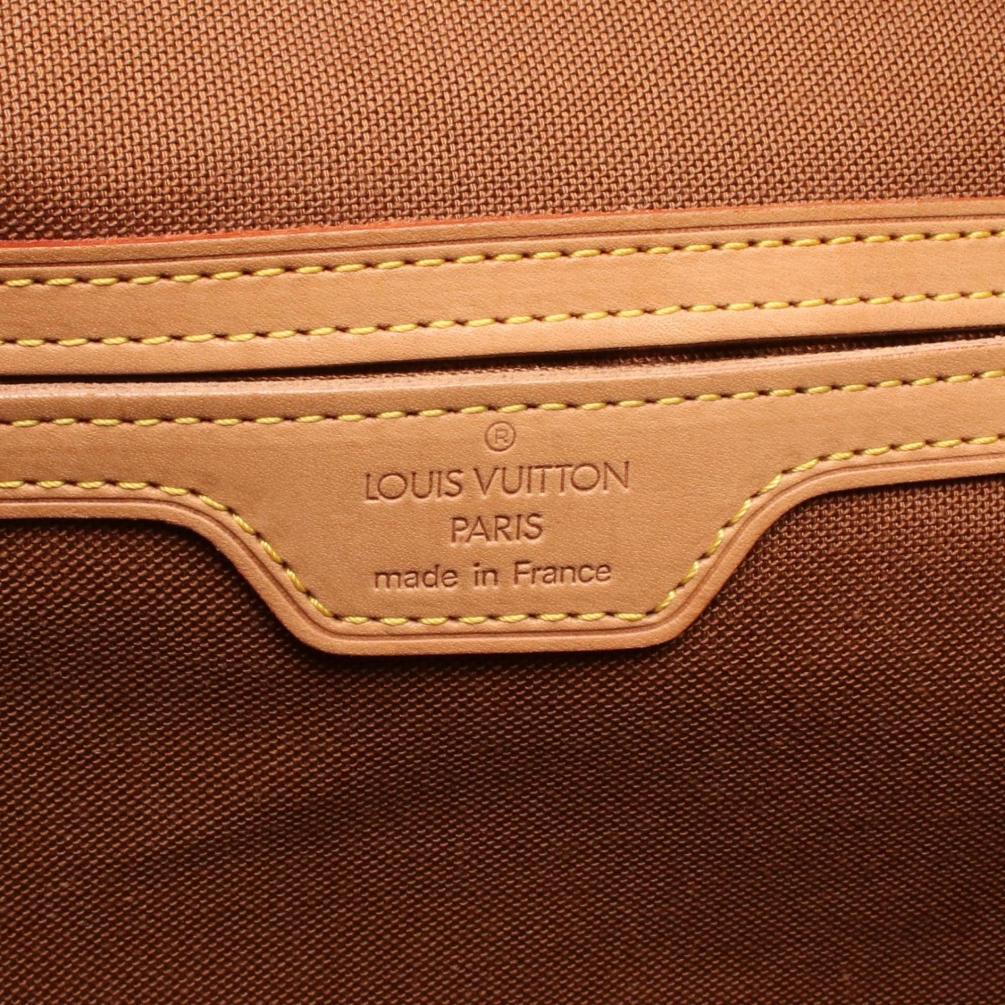 Louis Vuitton Brown Pvc Coated Canvas Monogram Leather Backpack (Pre-Owned)