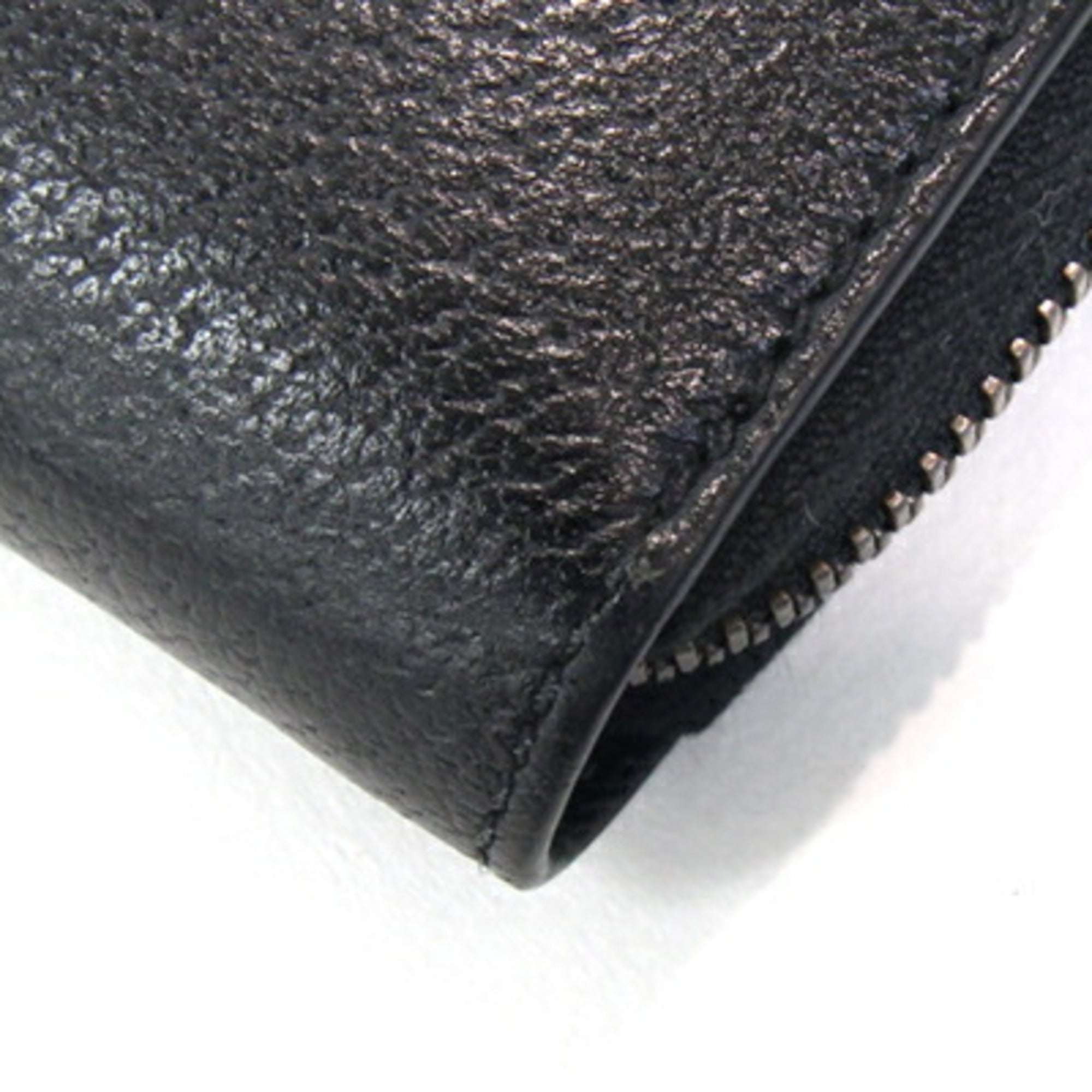Gucci Black Leather Long Wallet (Bi-Fold) (Pre-Owned)
