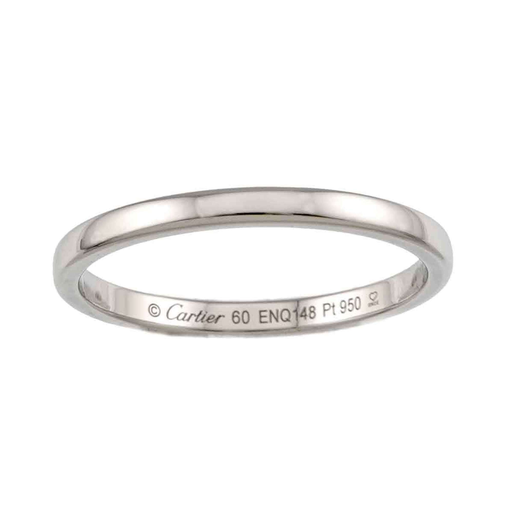 Cartier Platinum 950 Band Ring (Pre-Owned)