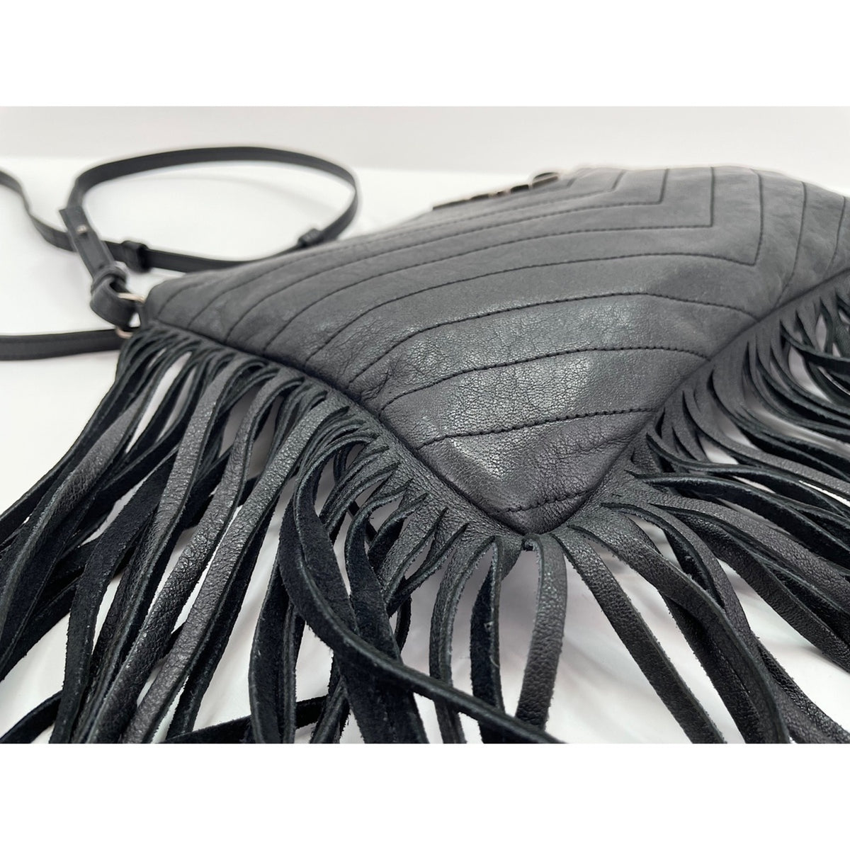 Yves Saint Laurent Black Clear Shoulder Bag (Pre-Owned)