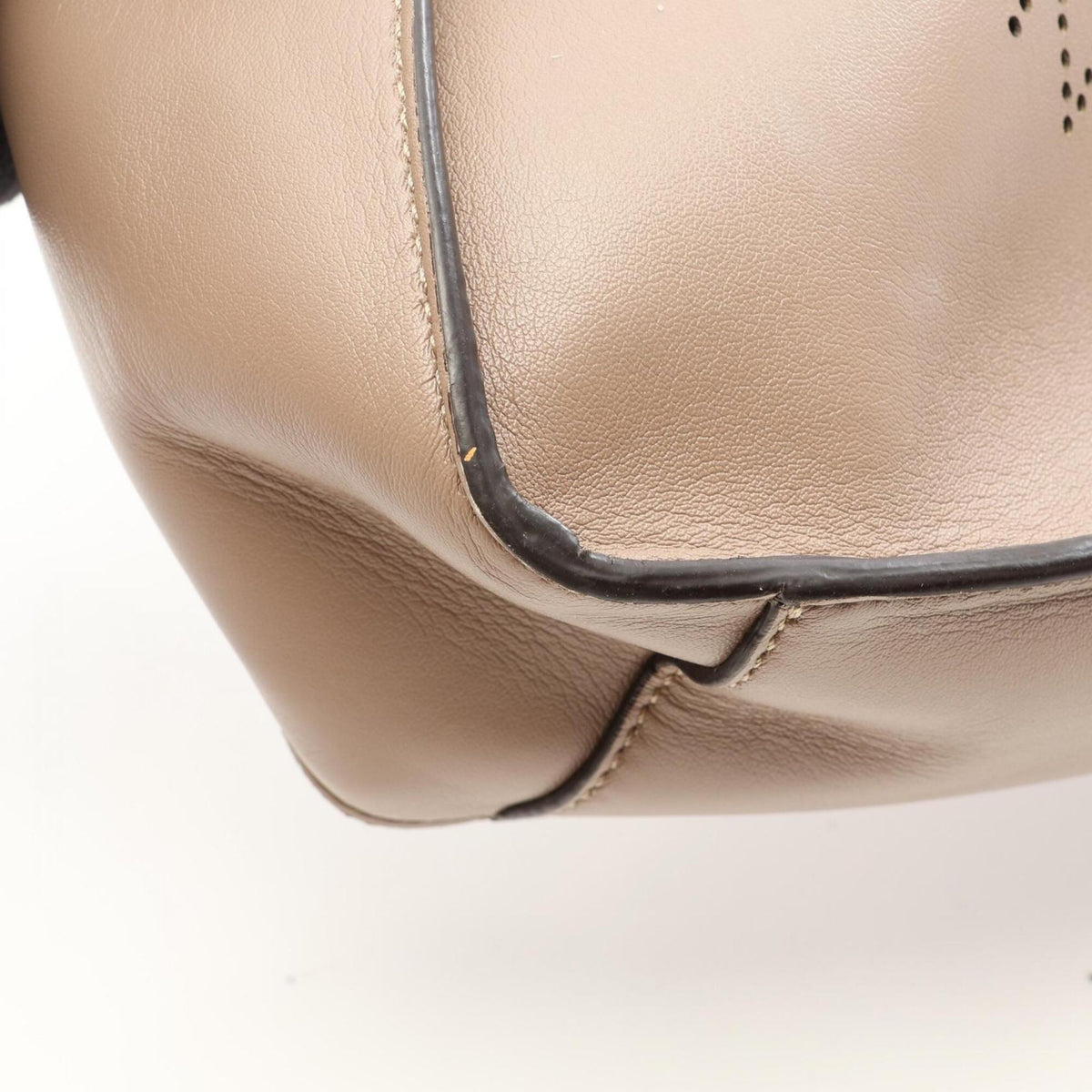 Stella Mccartney Beige Faux Leather Handbag Shoulder Bag (Pre-Owned)