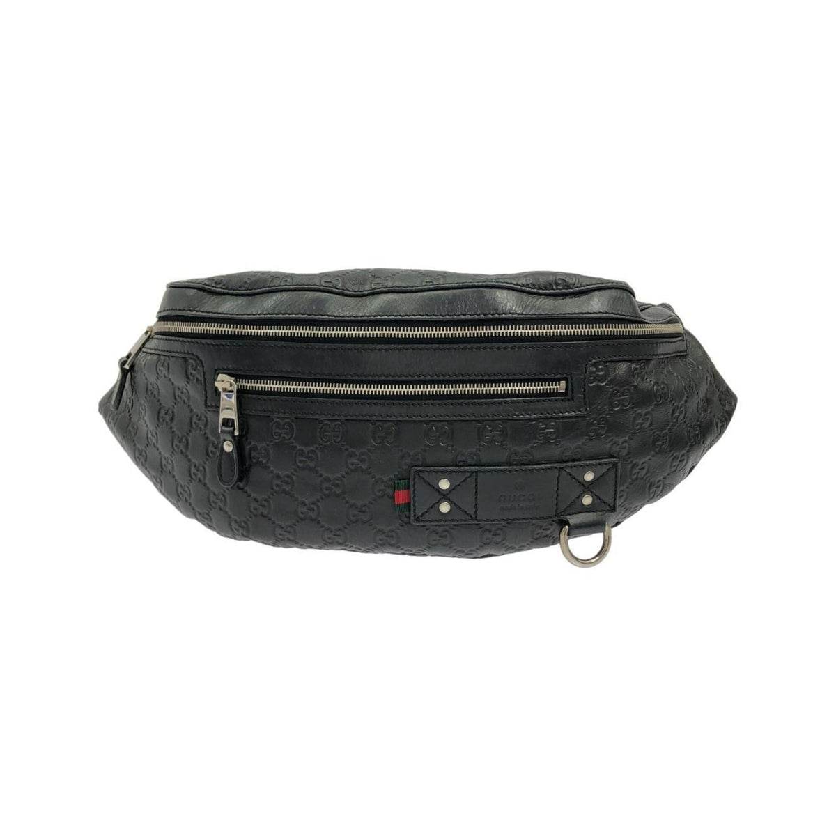 Gucci Black Leather Fanny Pack (Pre-Owned)