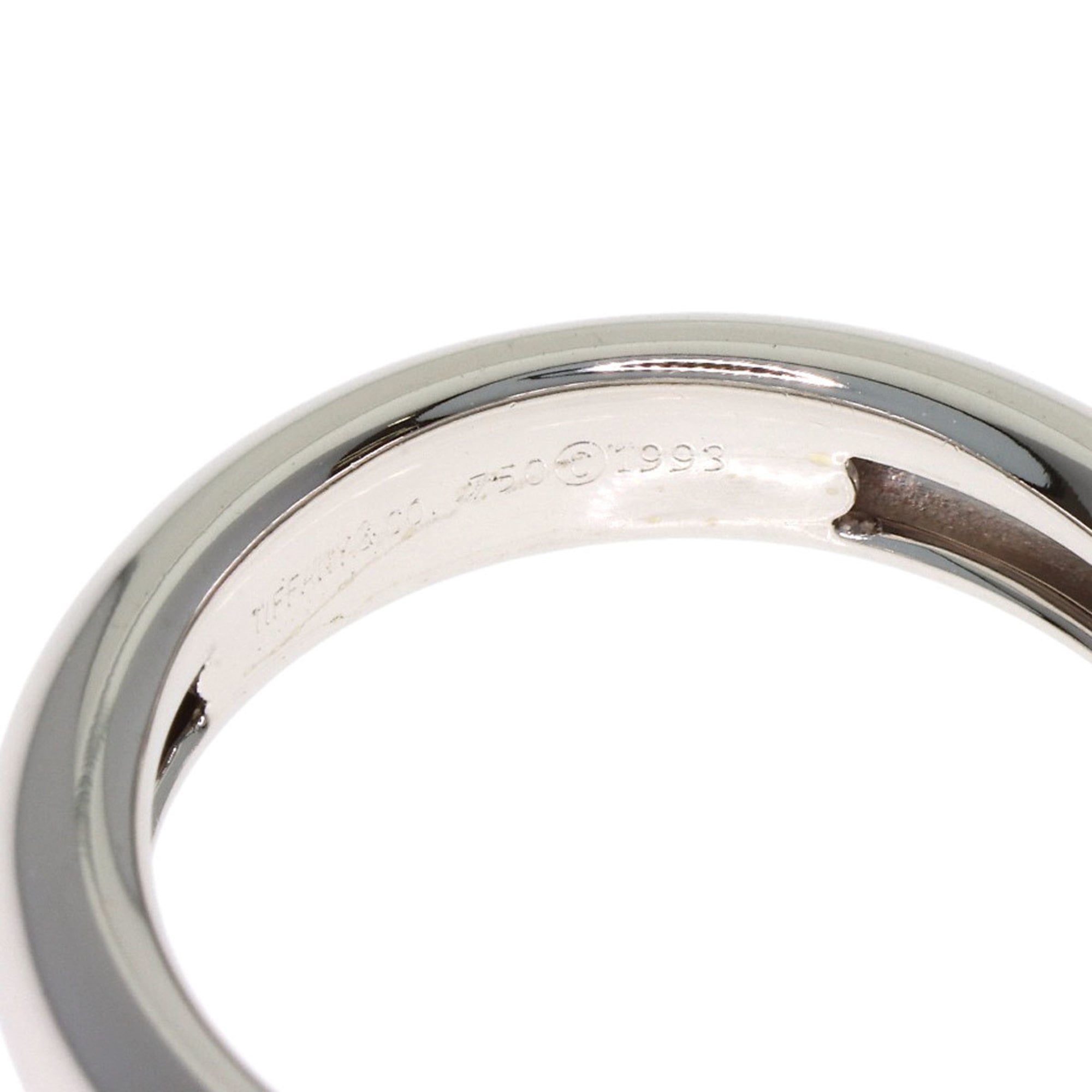 Tiffany Yellow Gold (18K) White Gold (18K) Band Ring (Pre-Owned)
