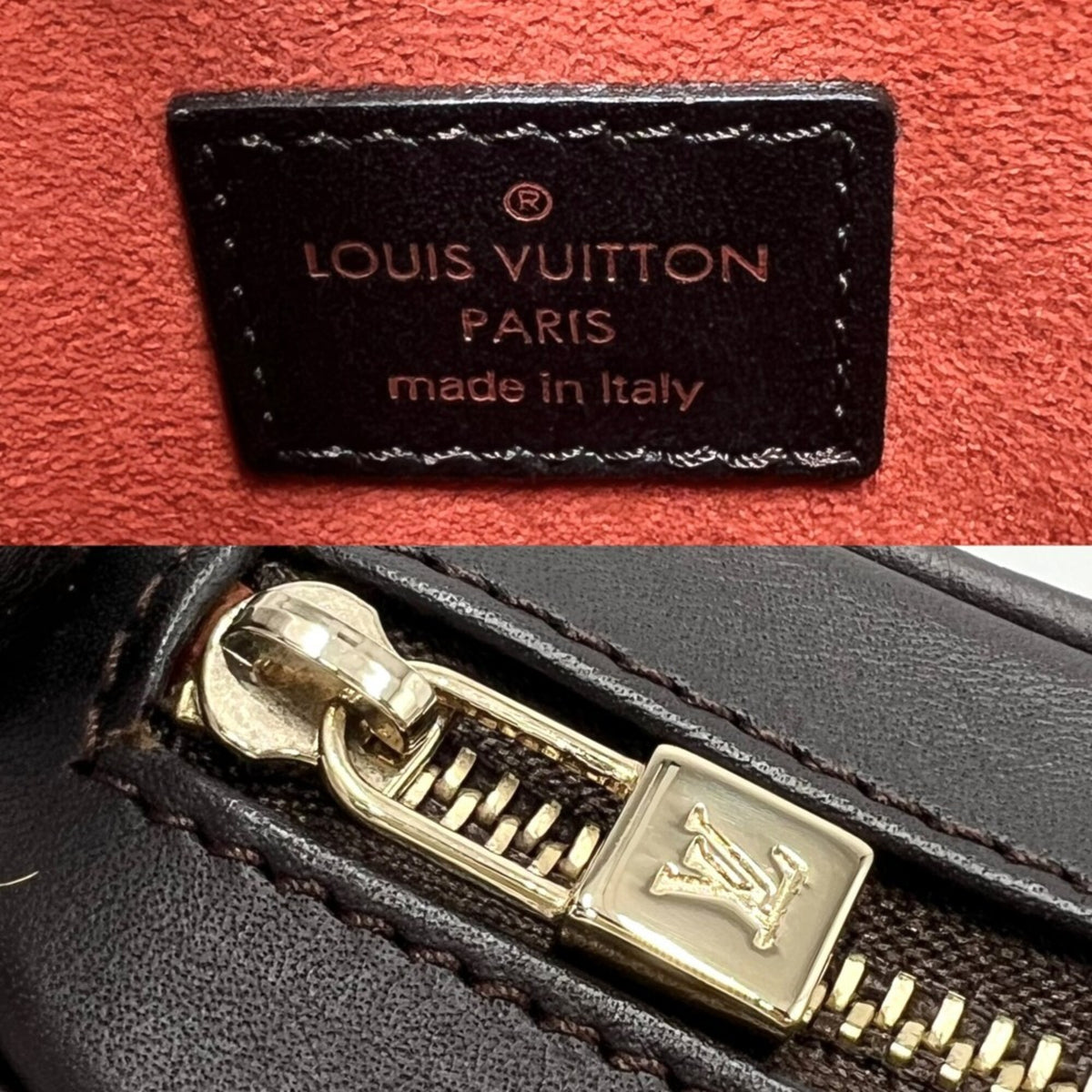 Louis Vuitton Brown Leather Handbag (Pre-Owned)