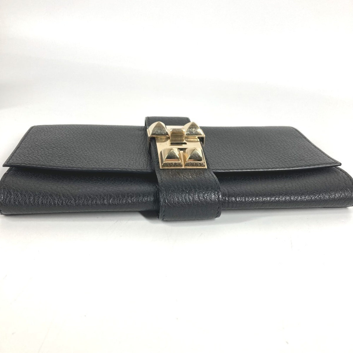Hermes Black Leather Clutch Bag Pochette (Pre-Owned)