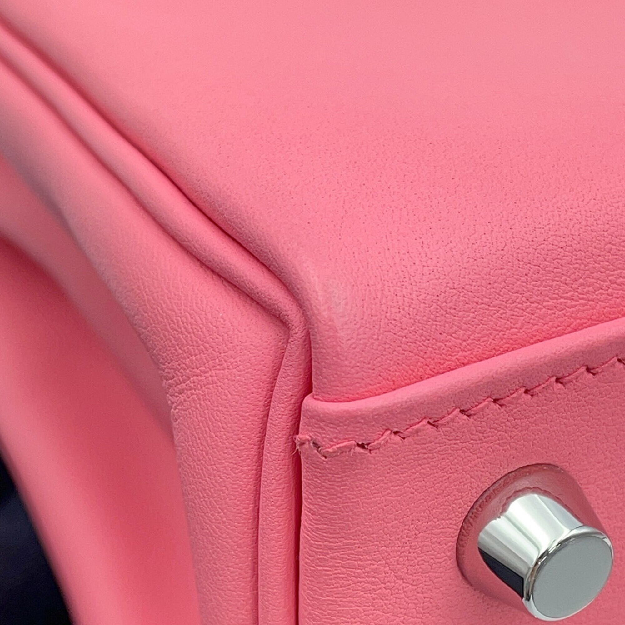 Hermes Kelly Rose Azalee Swift Leather Handbag (Pre-Owned)