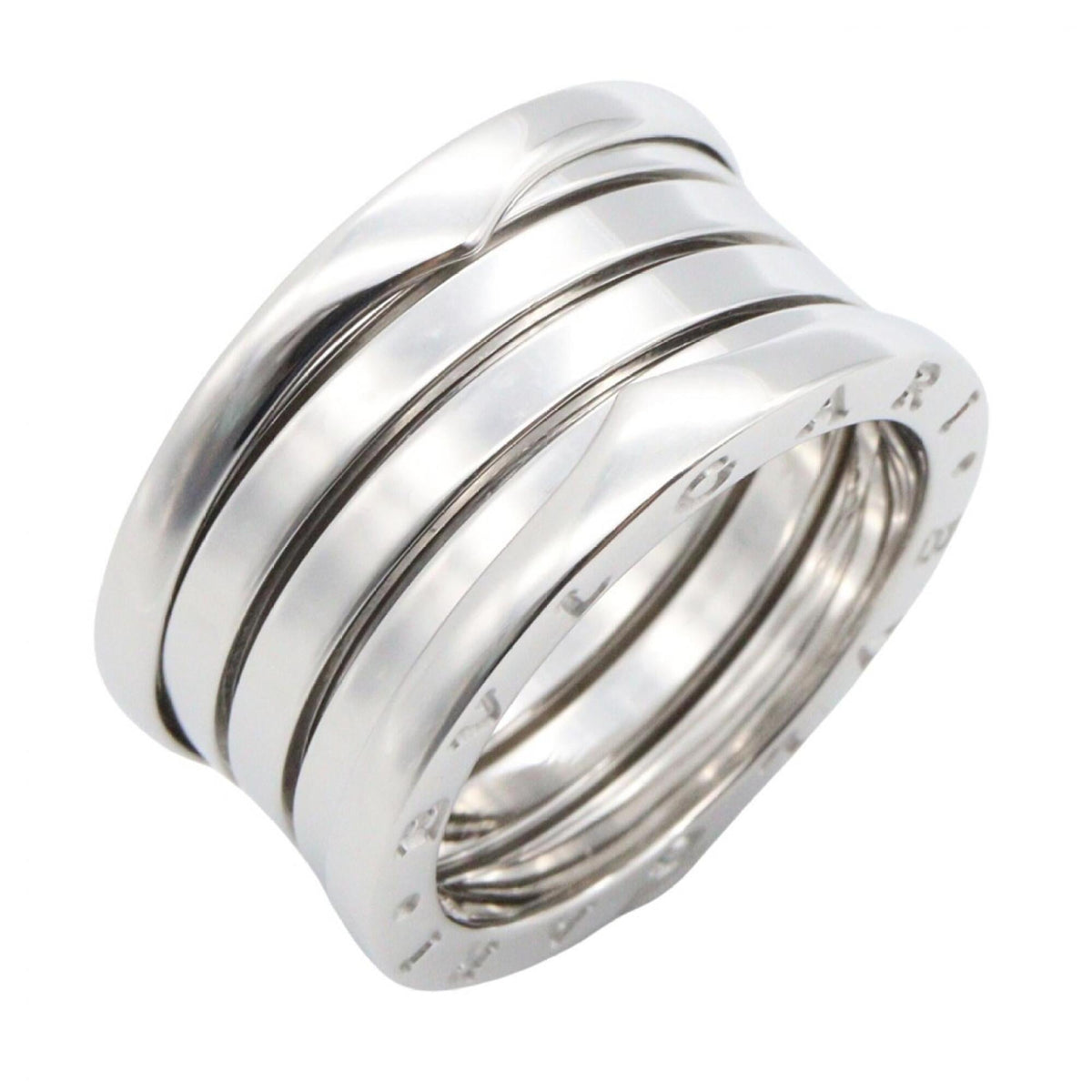 Bvlgari White Gold White Gold (18K) Band Ring (Pre-Owned)