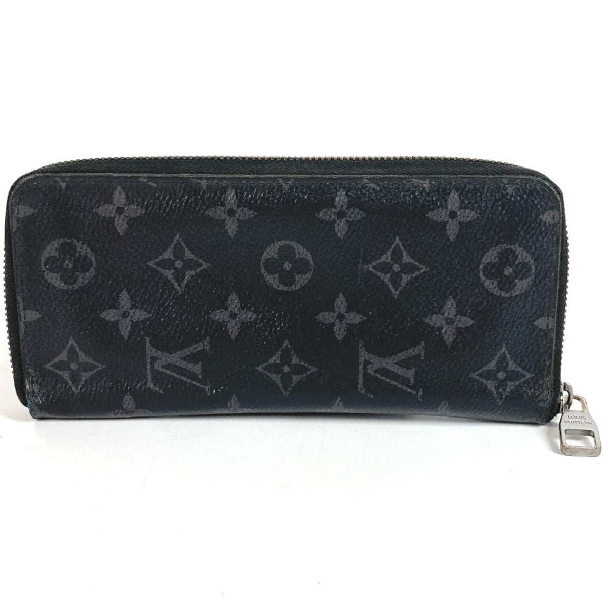 Louis Vuitton Black Monogram Eclipse Long Wallet (Bi-Fold) (Pre-Owned)