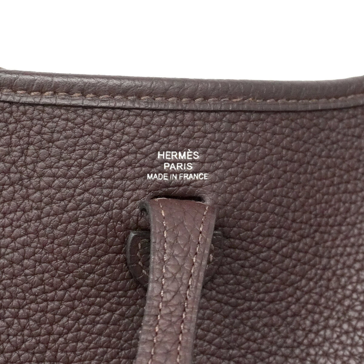 Hermes Brown Taurillon Clemence Leather Shoulder Bag (Pre-Owned)