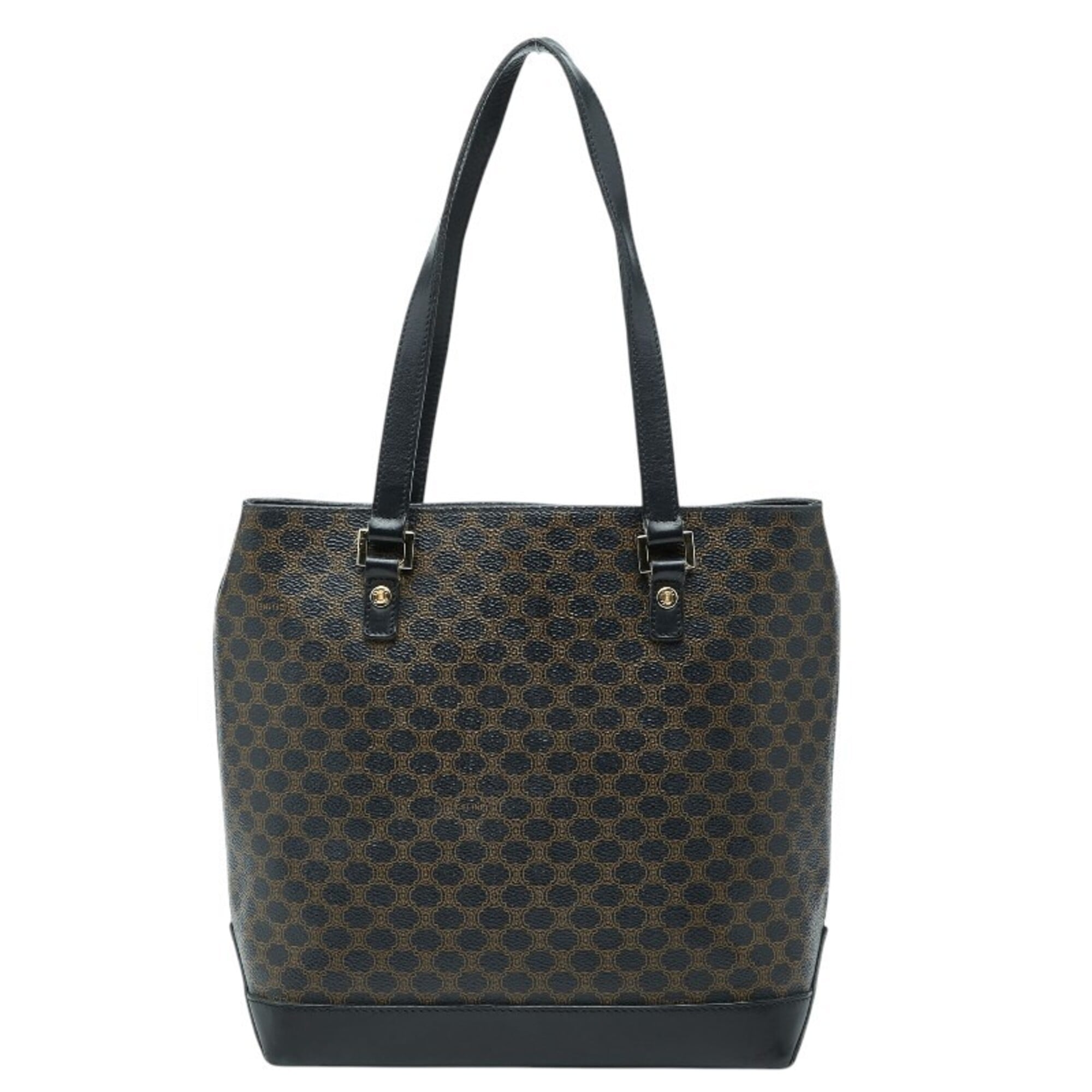 Celine Macadam Black Pvc Handbag (Pre-Owned)
