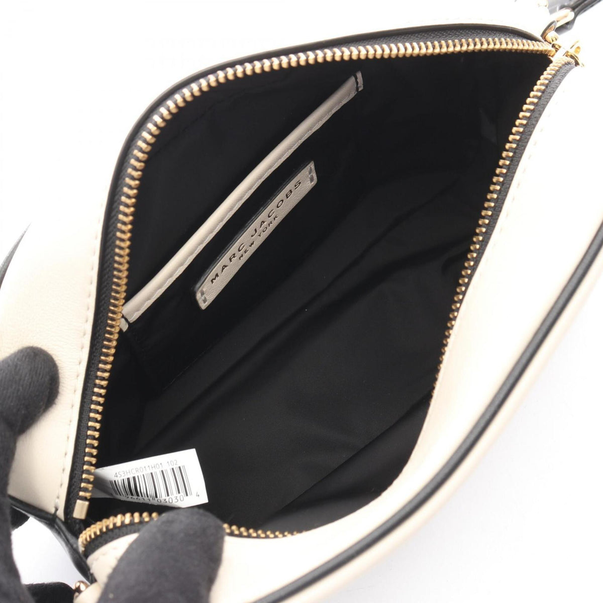 Marc Jacobs Ivory Leather Handbag Shoulder Bag (Pre-Owned)